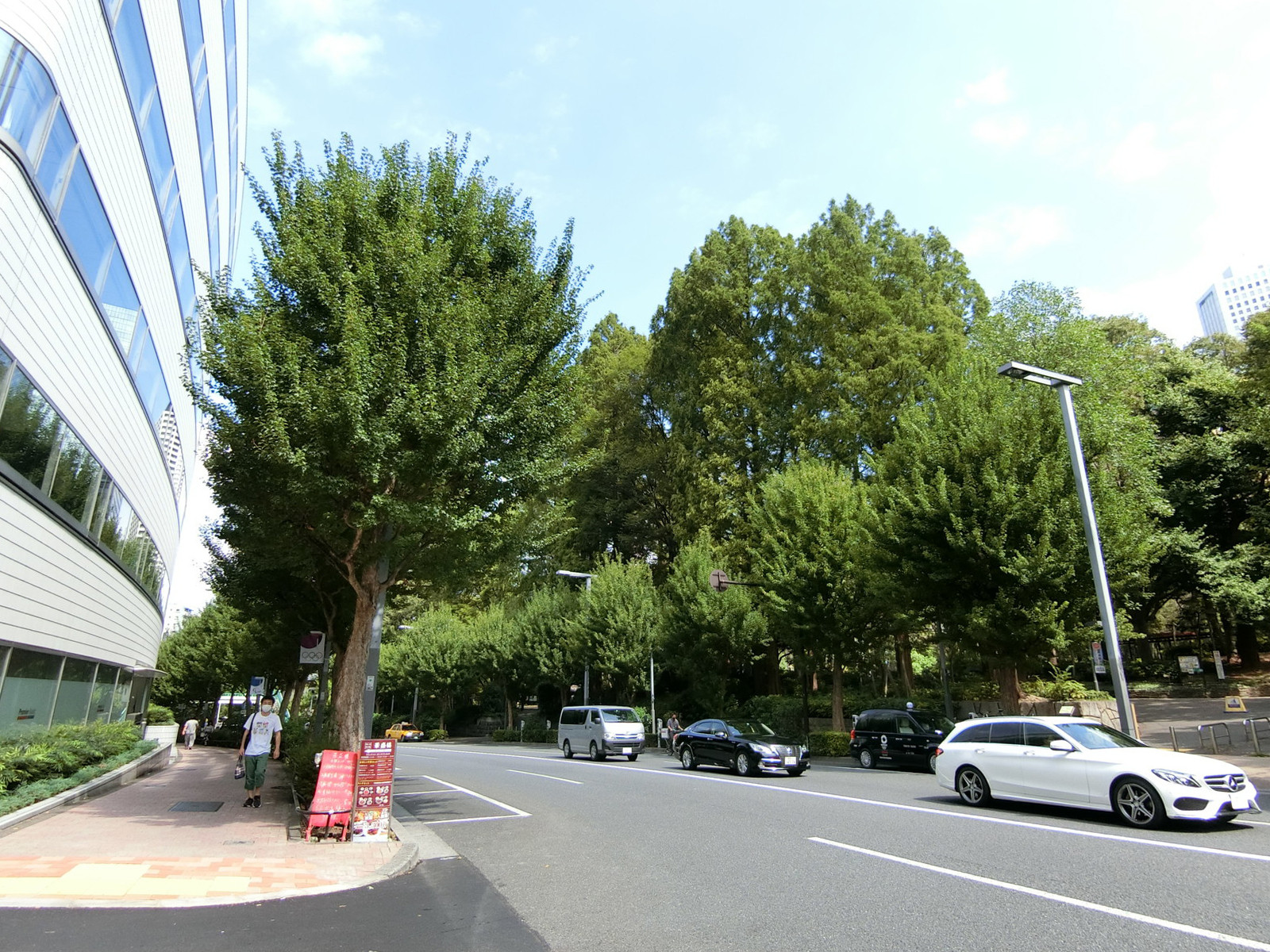 付近の十二社通り