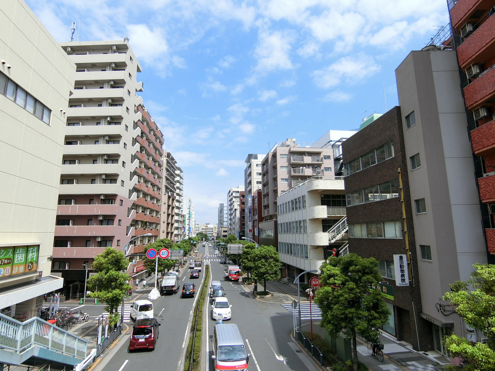 付近の環状八号線