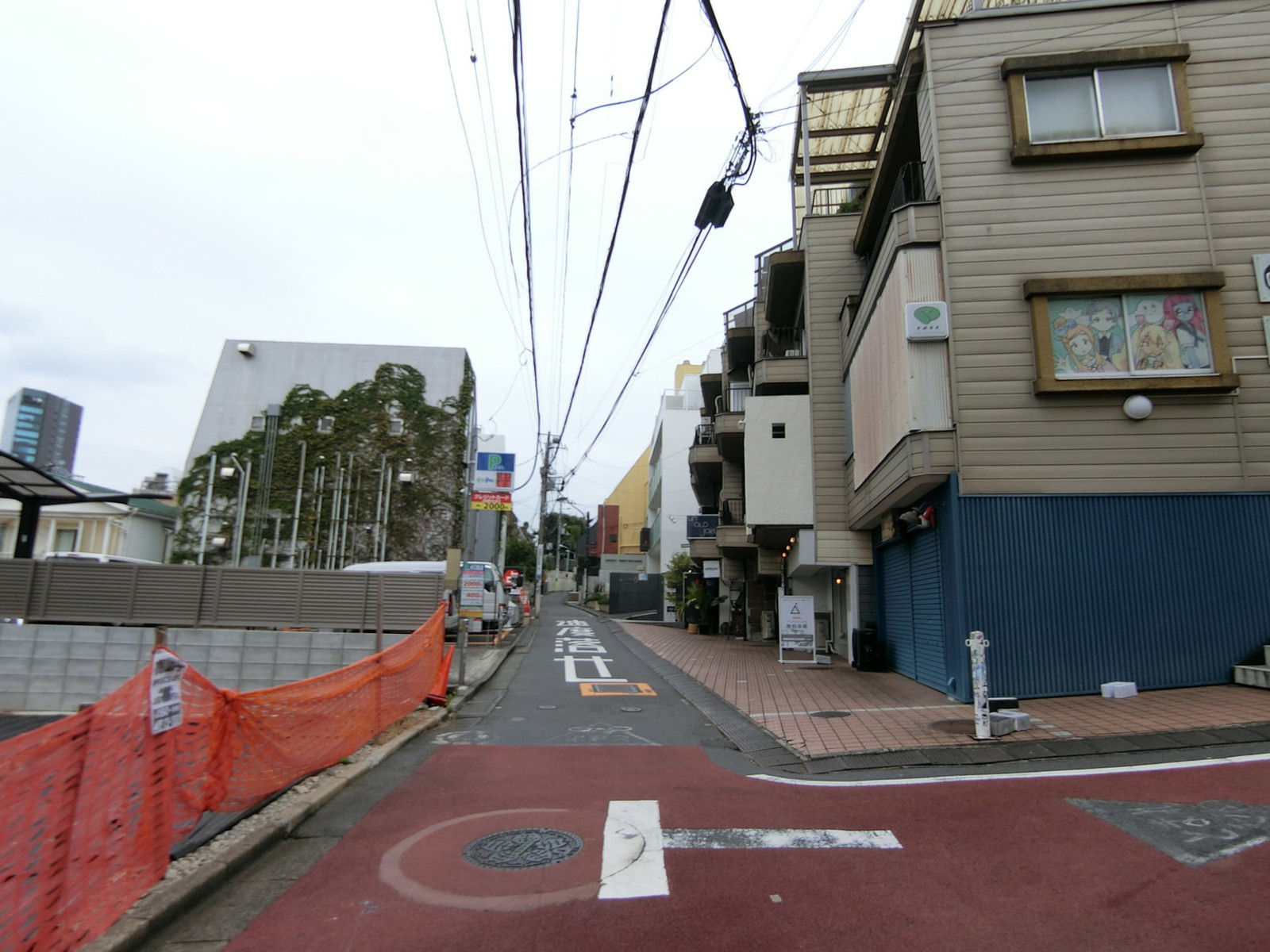 表参道101周辺は落ち着いたエリア