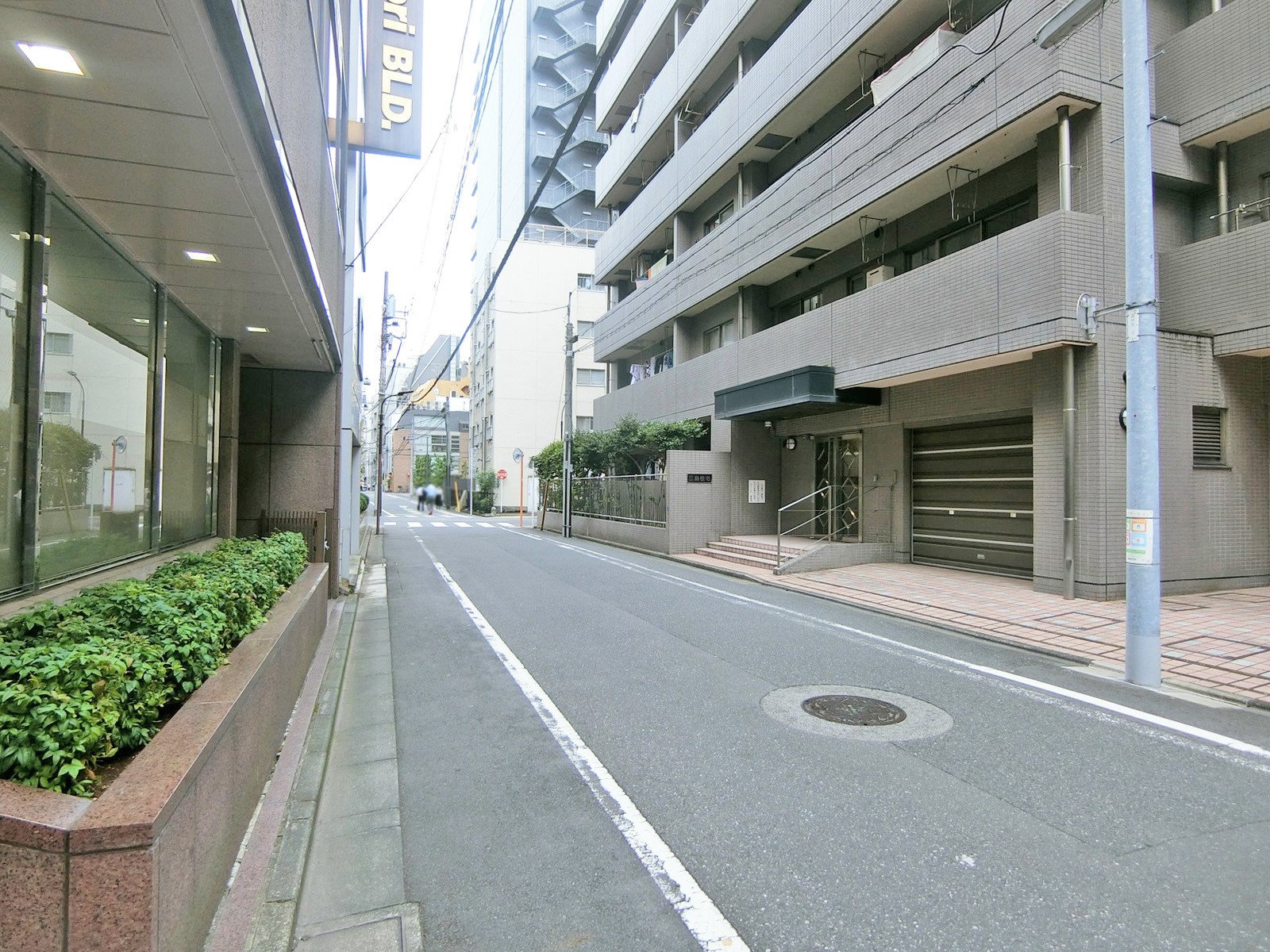野依ビル前面の通り