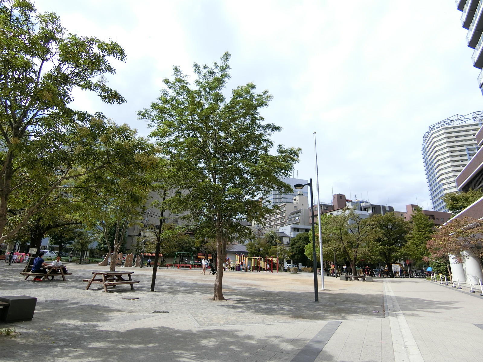 付近の月島第二児童公園