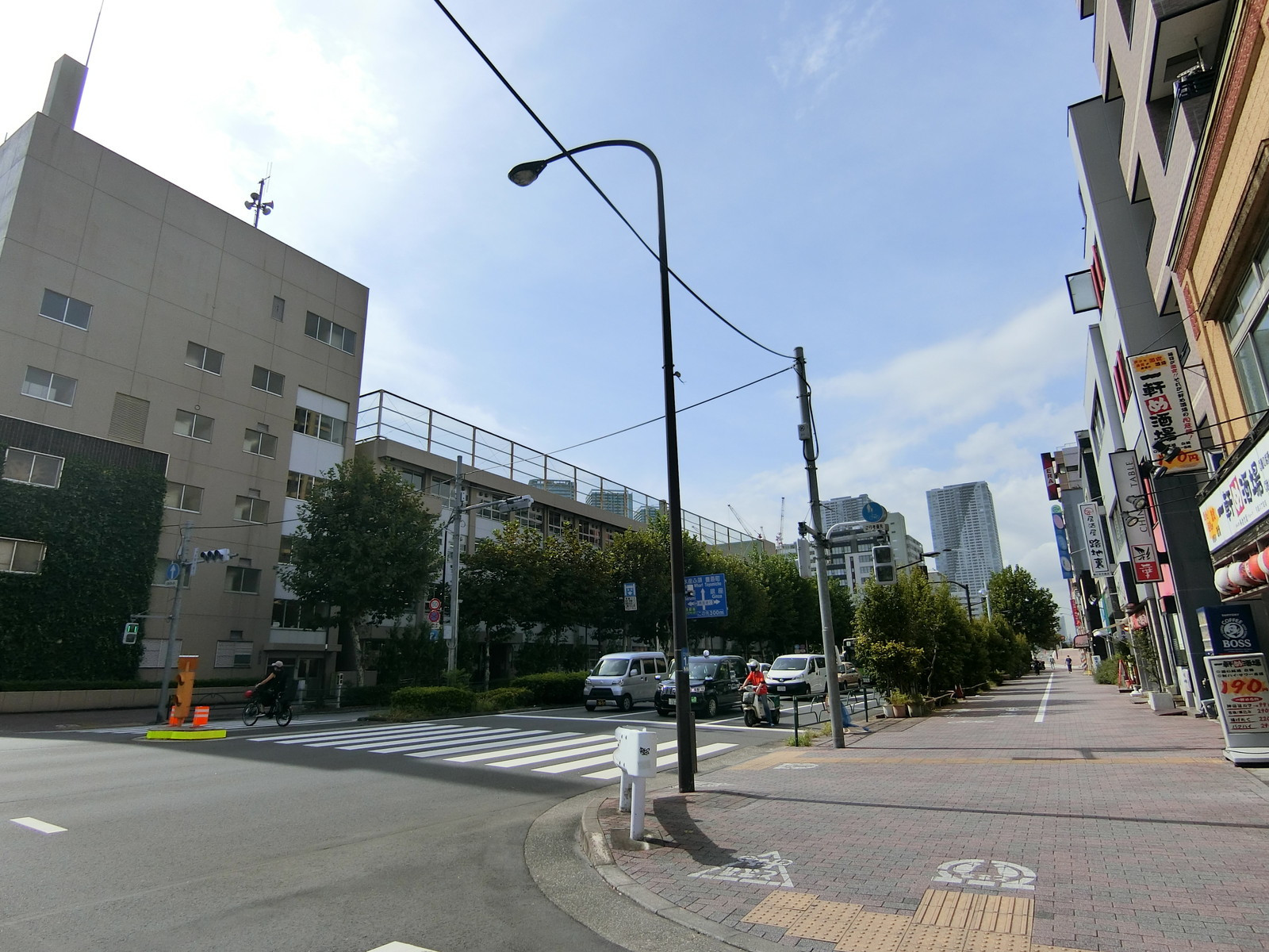 付近の清澄通り