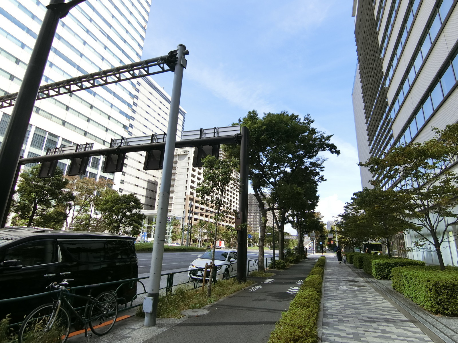 付近の晴海通り