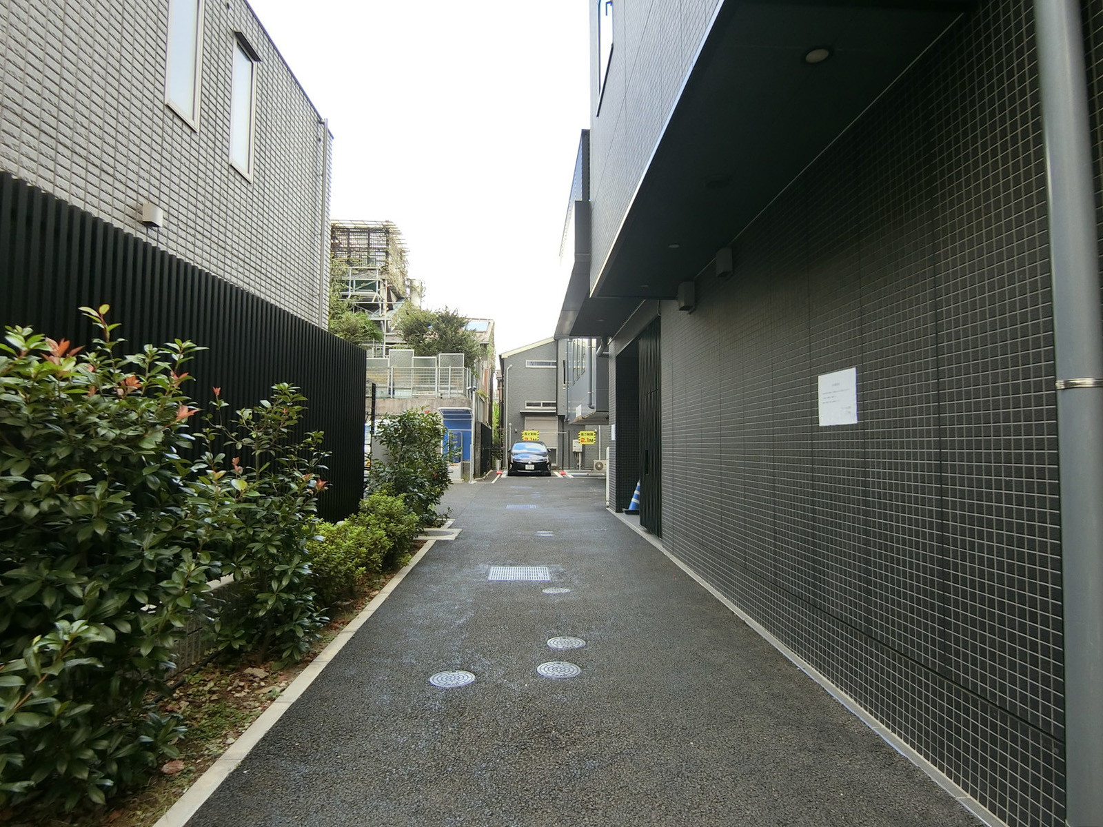 蒲田3丁目事務所前面の通り