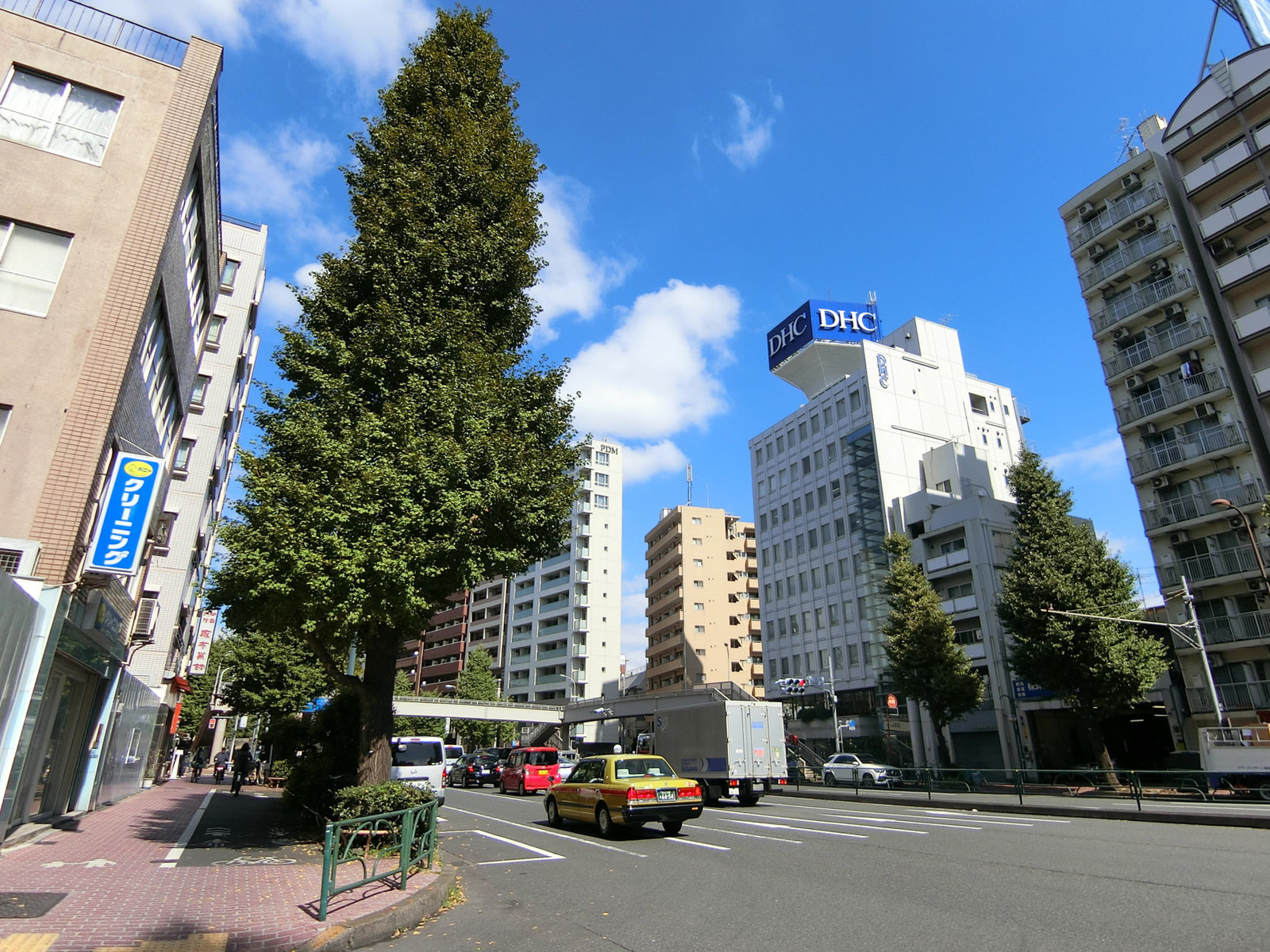小杉ビル前面の麻布通り