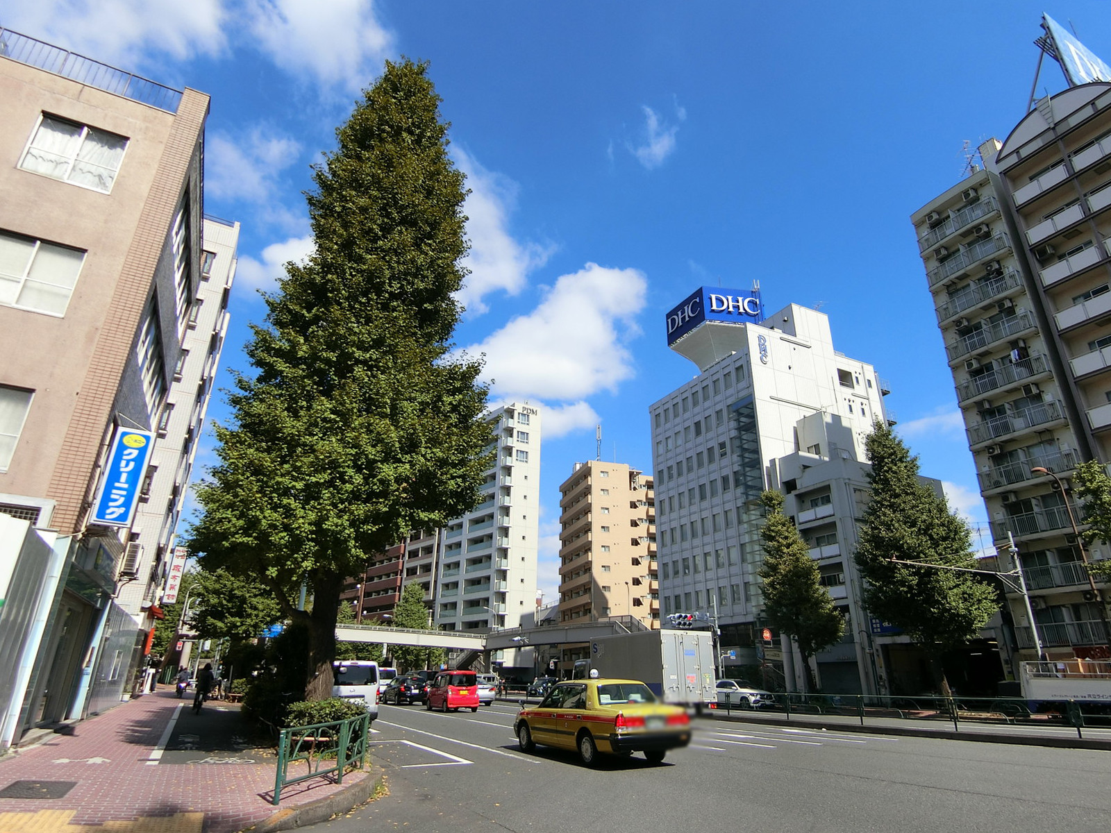 皆川ビル前面の麻布通り