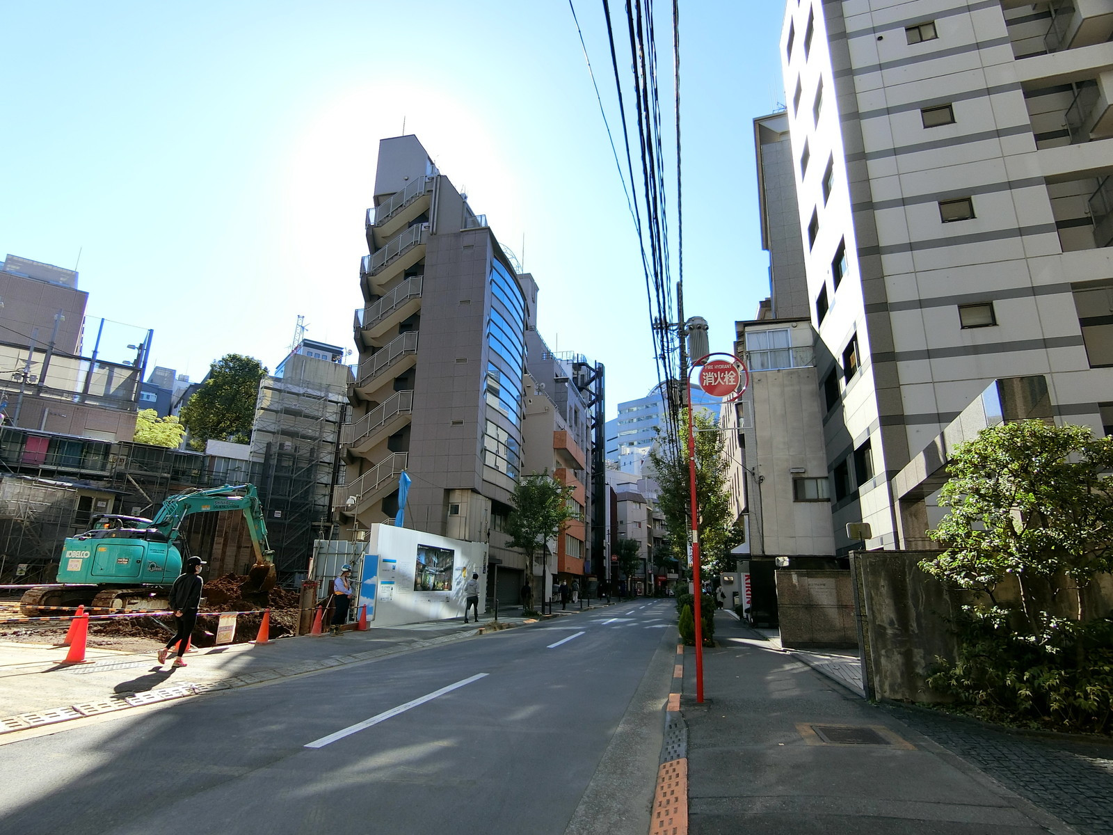 麹町田村ビル前面の通り