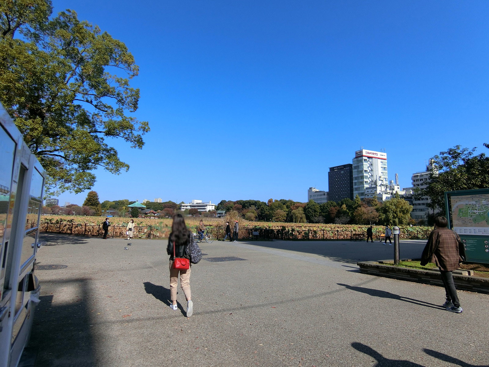 至近の上野公園