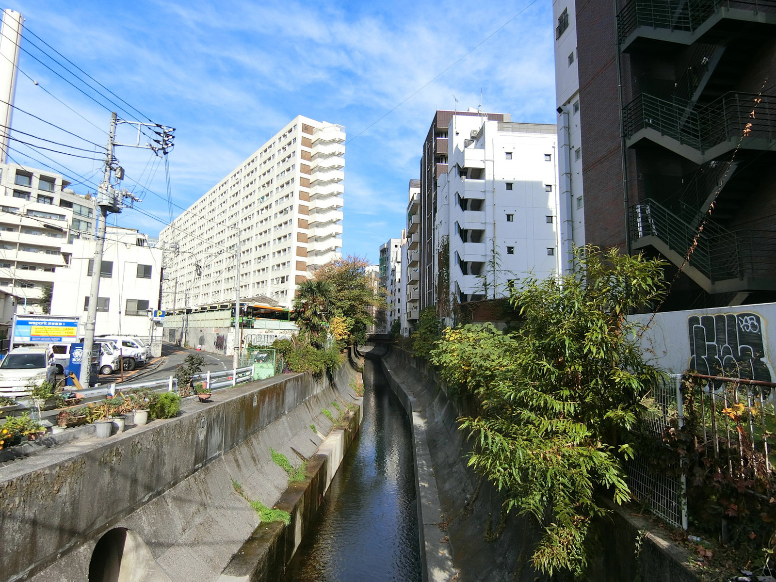 周辺は落ち着いたエリア