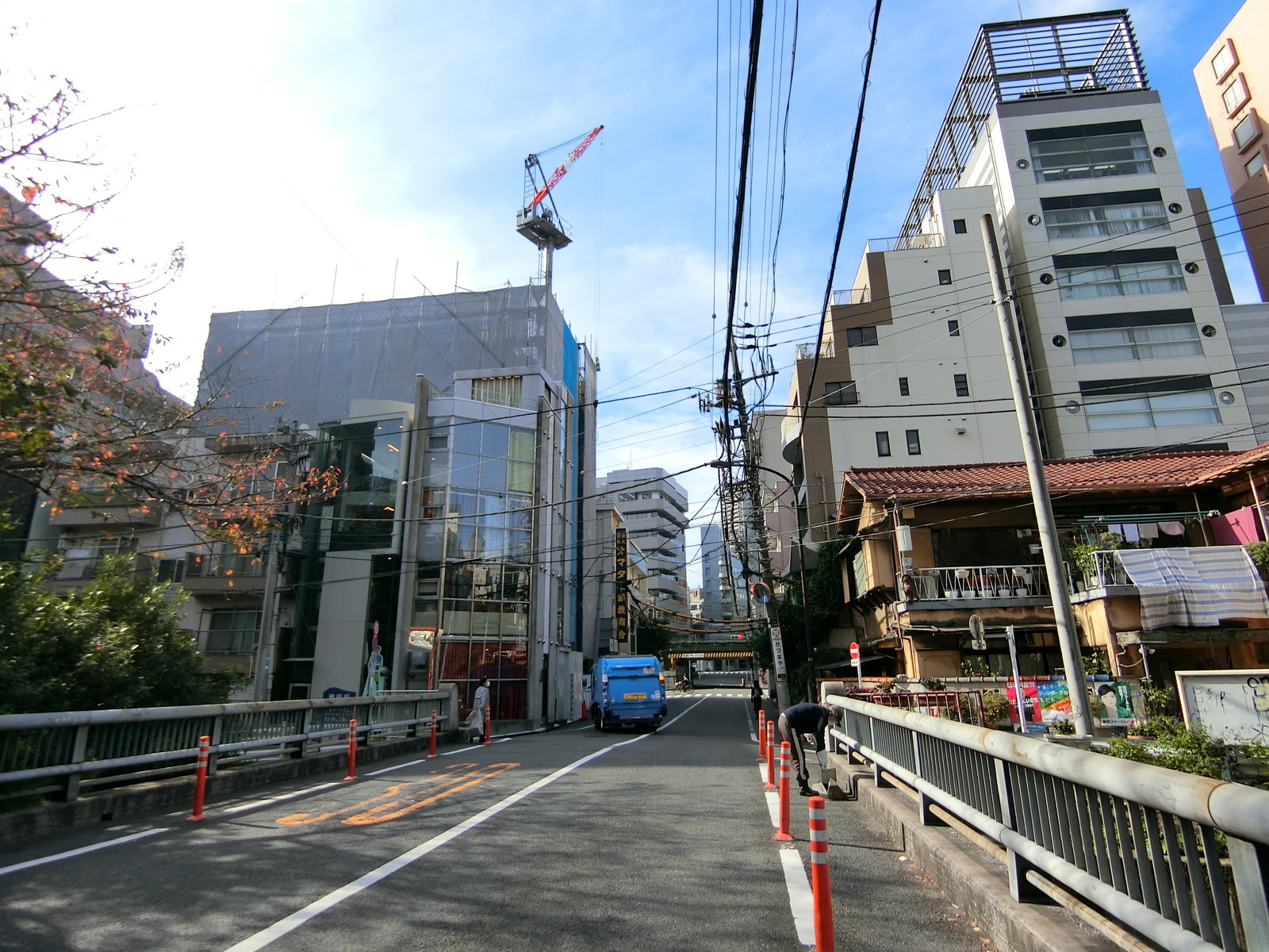 TSAビル前面の通り