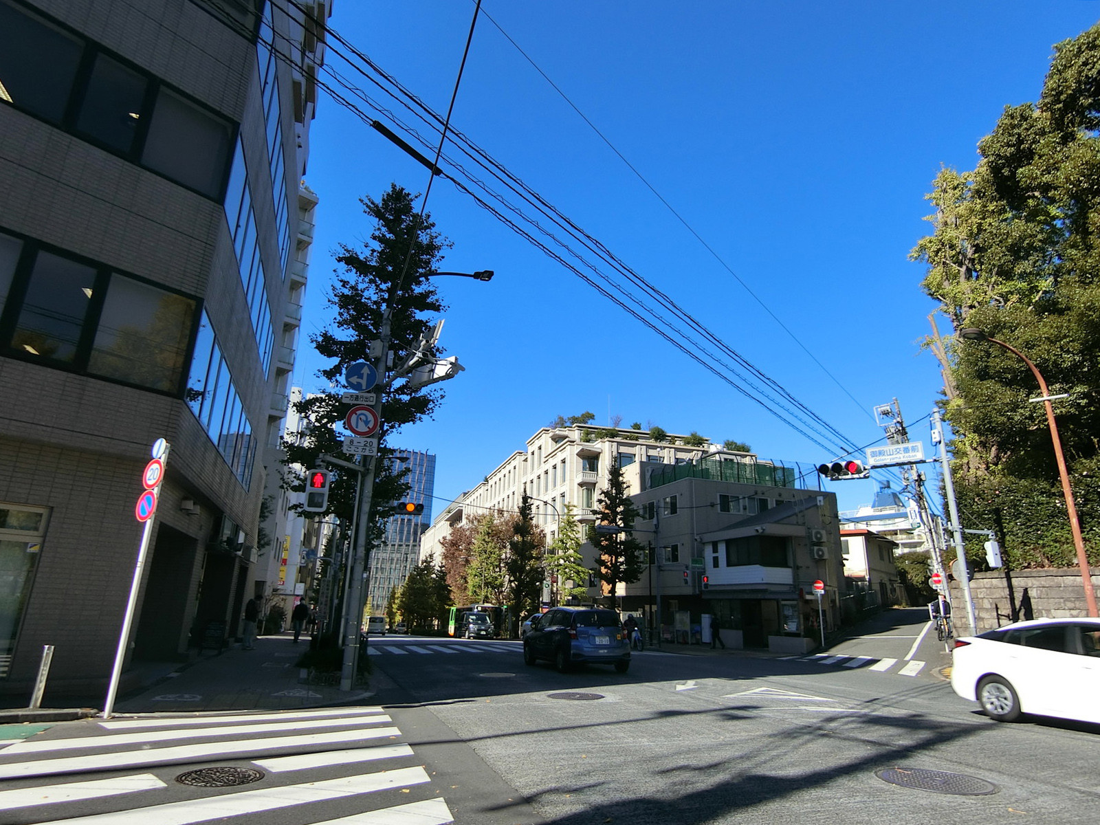 ACN品川御殿山Garden前面の通り