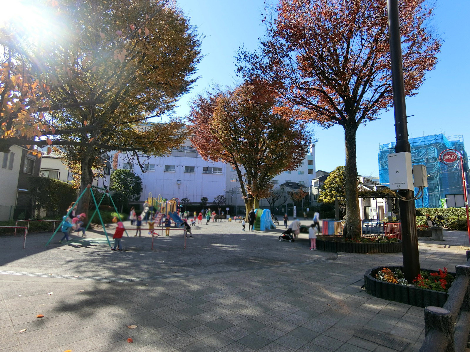 徒歩3分の二日市公園