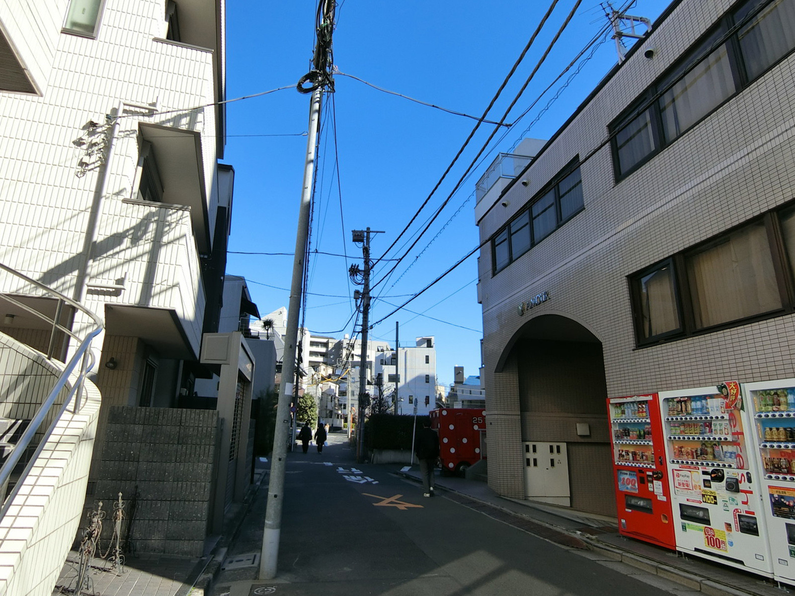 竹田ビル前面の通り