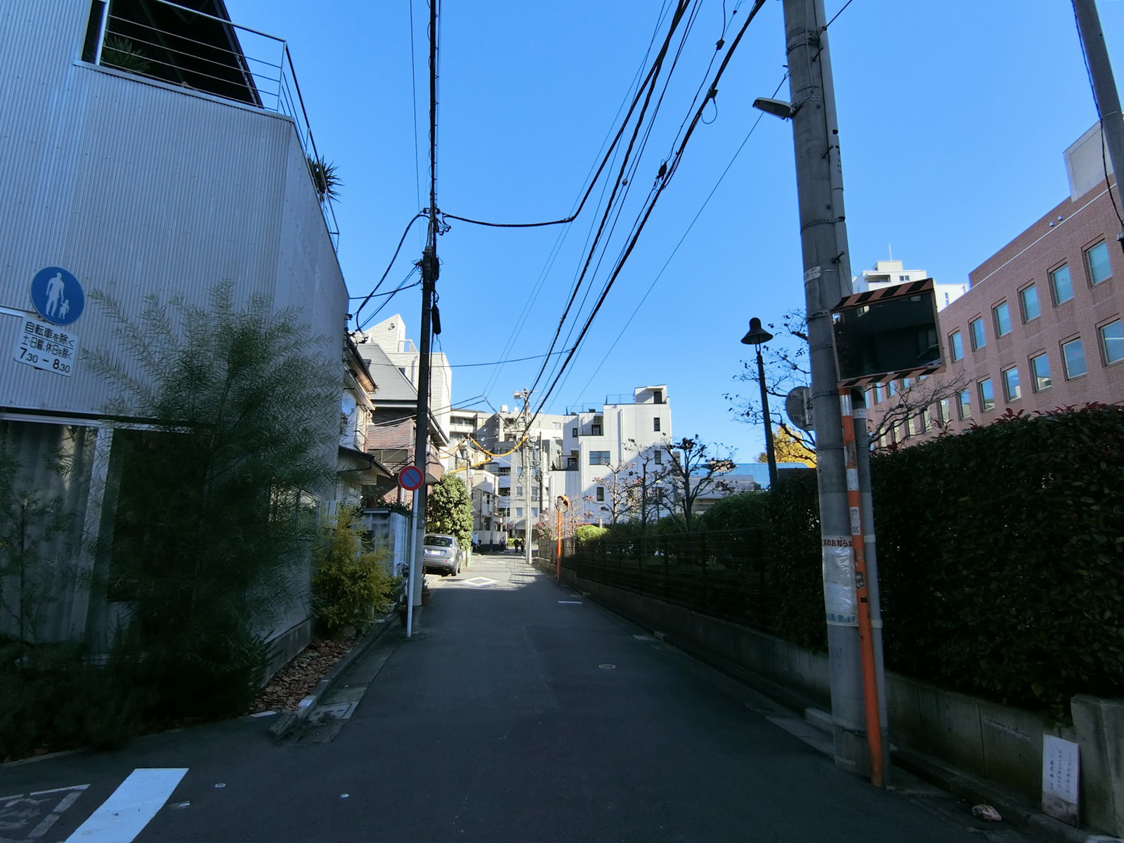 周辺は落ち着いたエリア