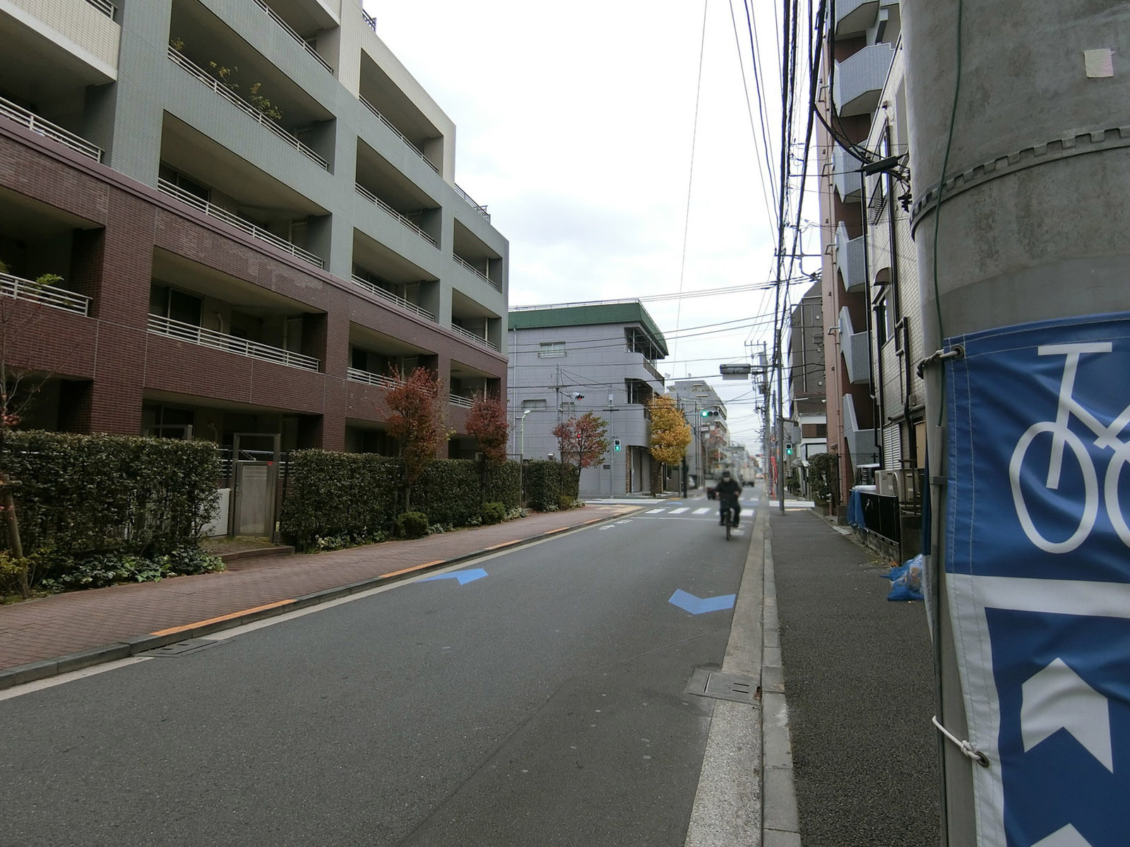 ウェルマン千⿃前面の通り