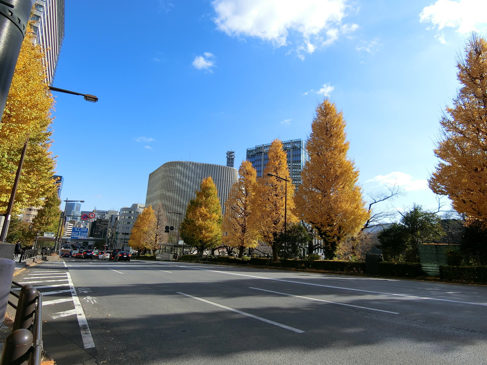 付近の靖国通り