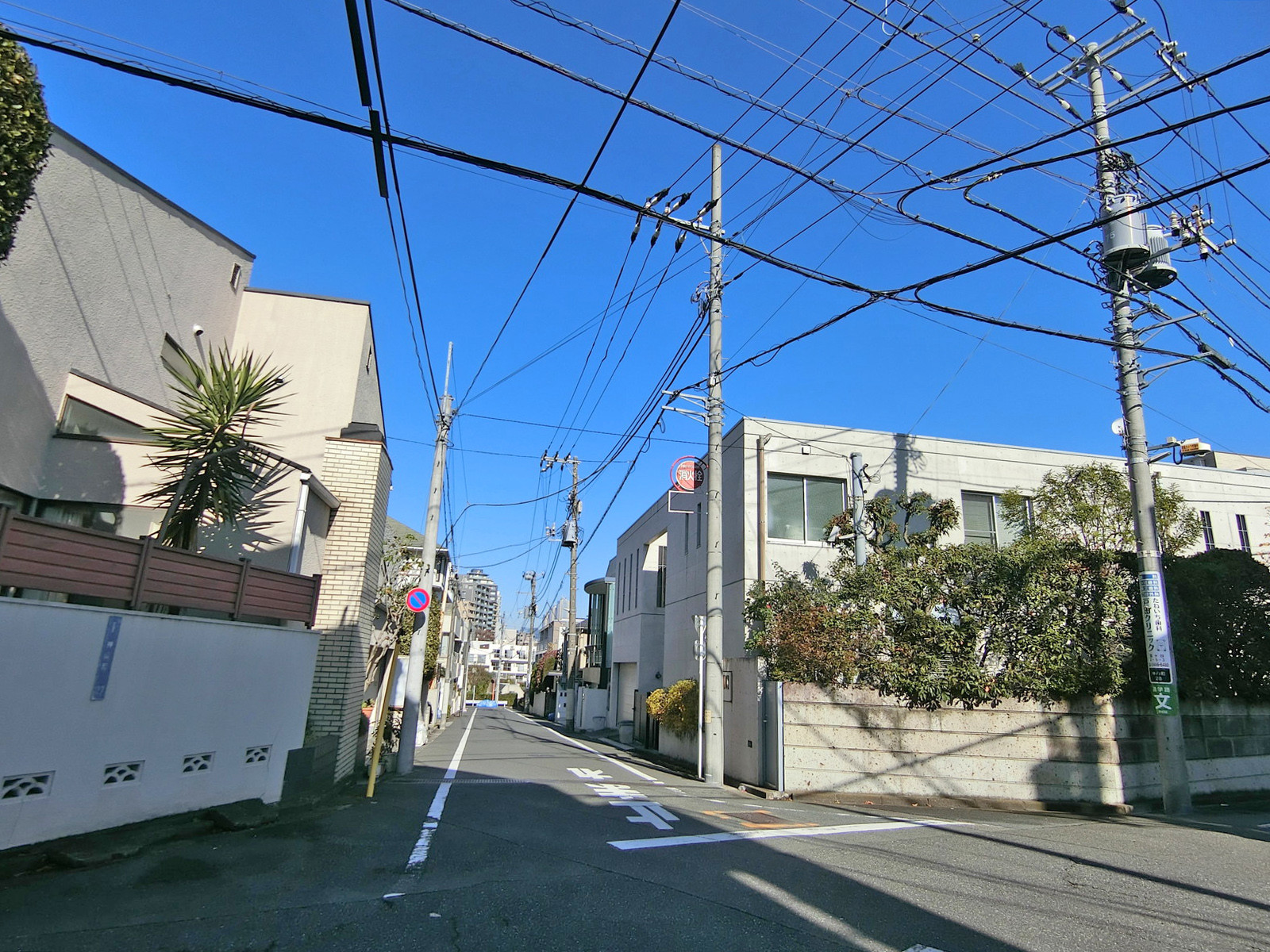 周辺は閑静な住宅街