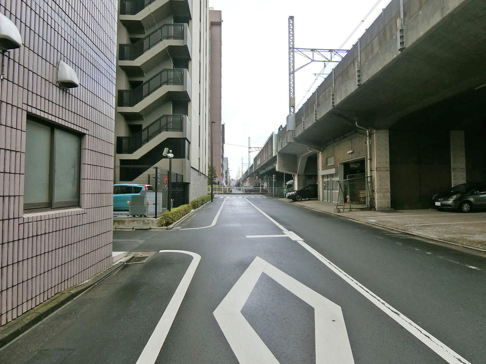 ルミリオ錦糸町前面の通り