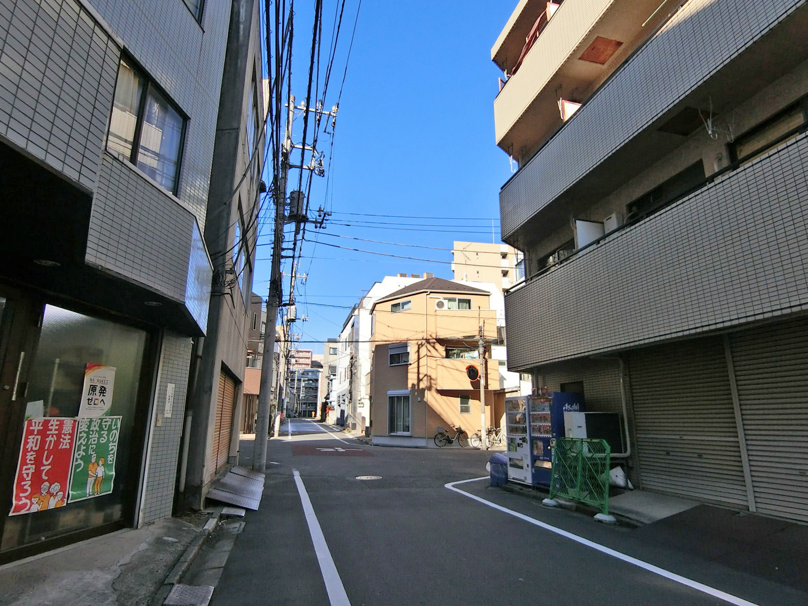 周辺は落ち着いたエリア