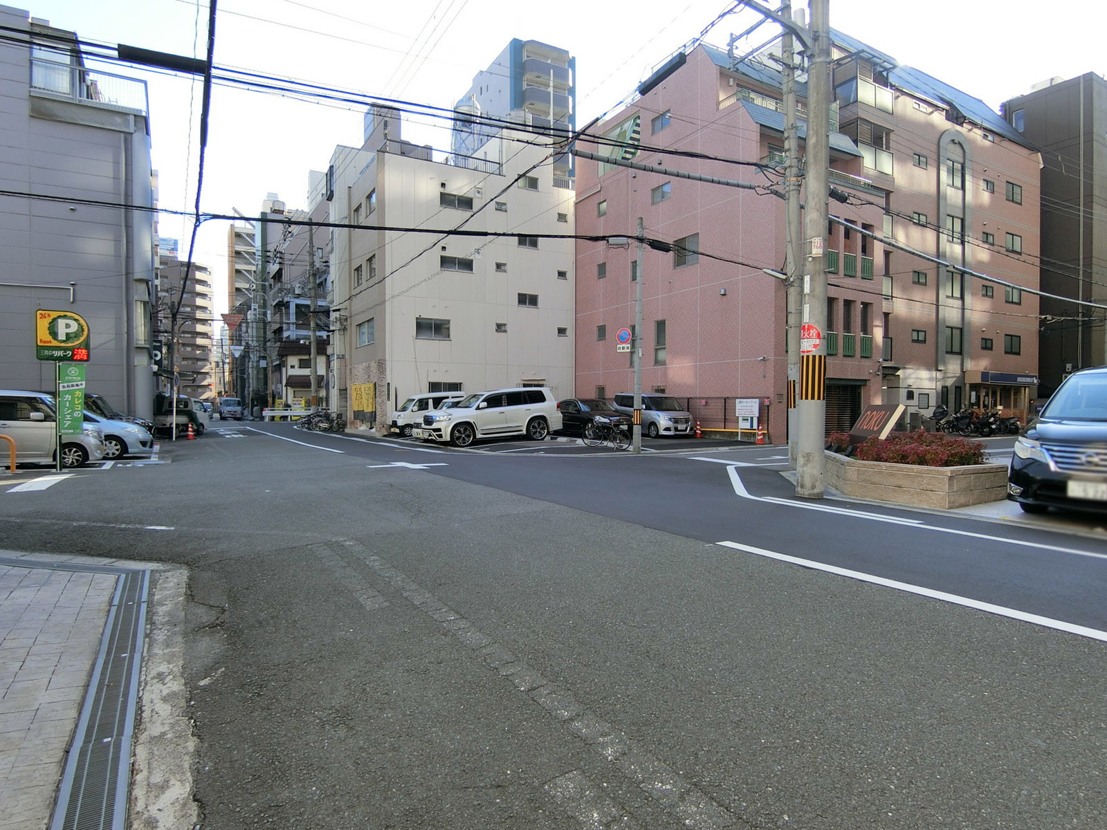 ペイサージュ前面の通り