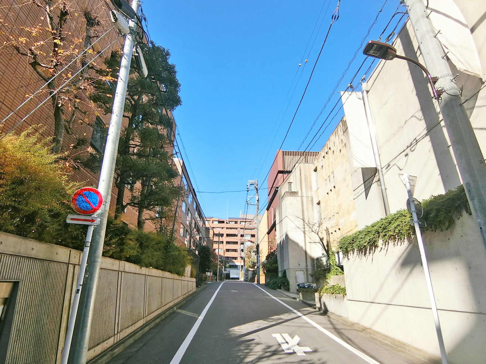 周辺は住宅街