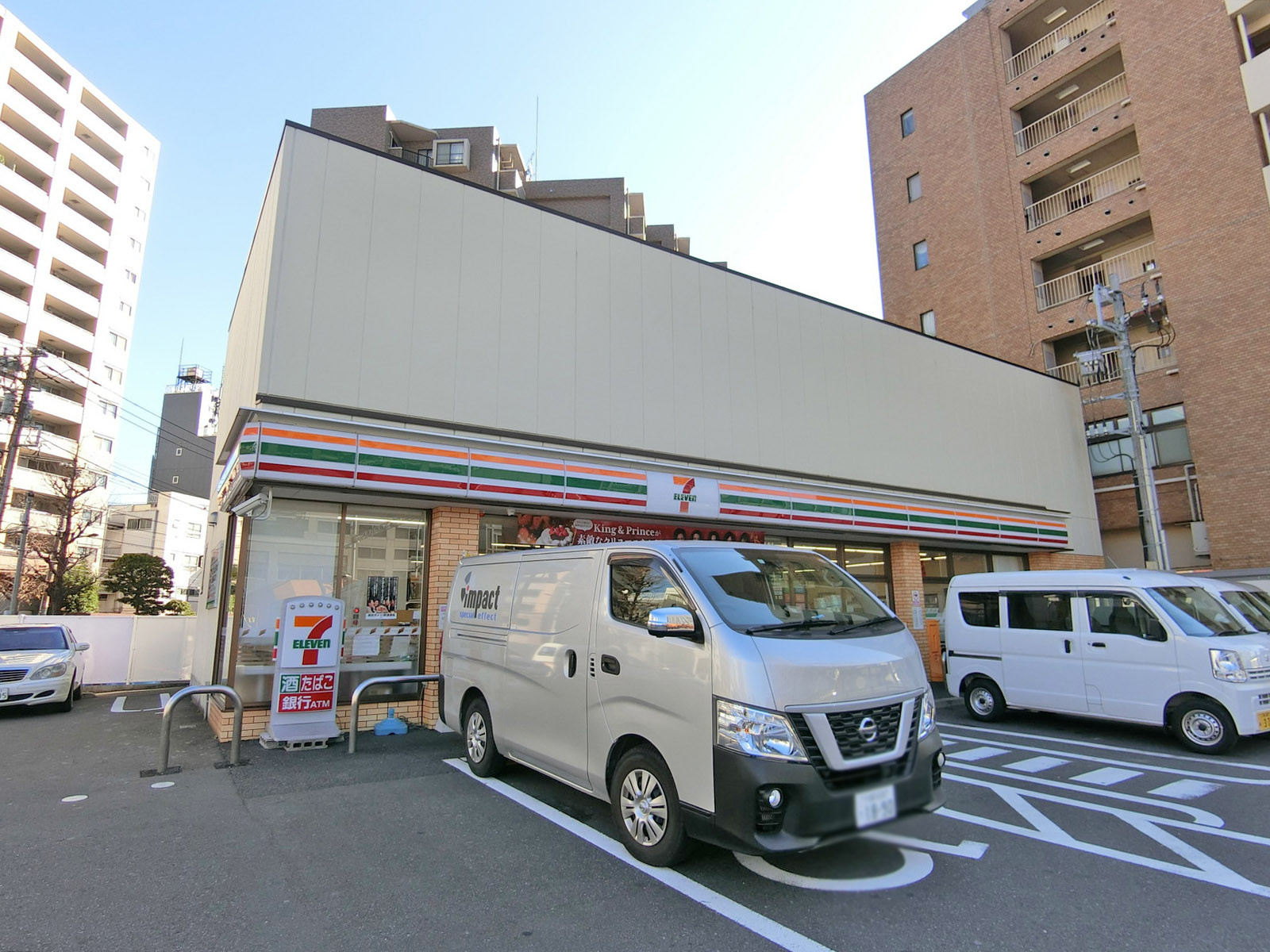 徒歩3分のセブンイレブン 墨田東向島3丁目店