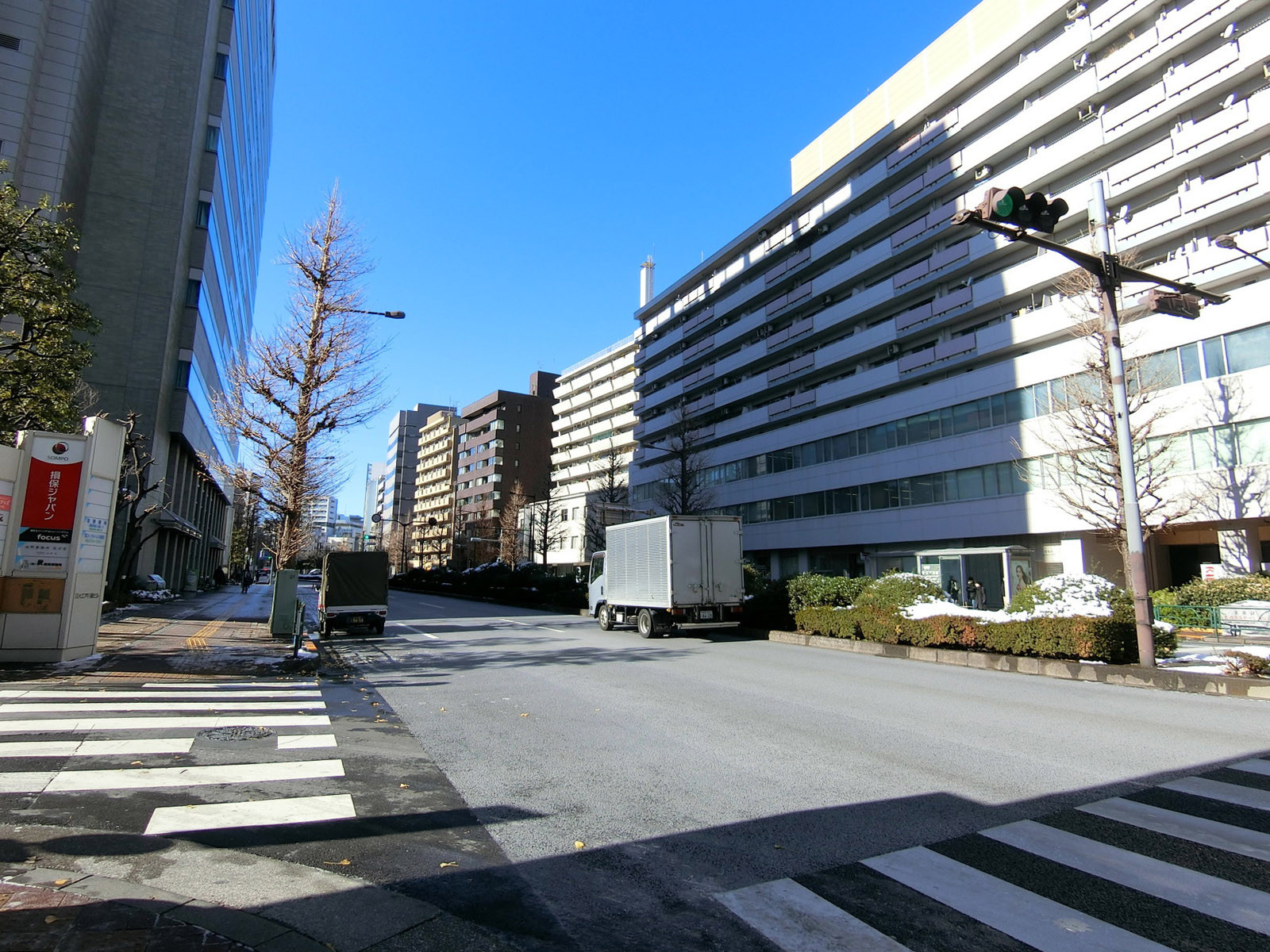 近くの新目白通り
