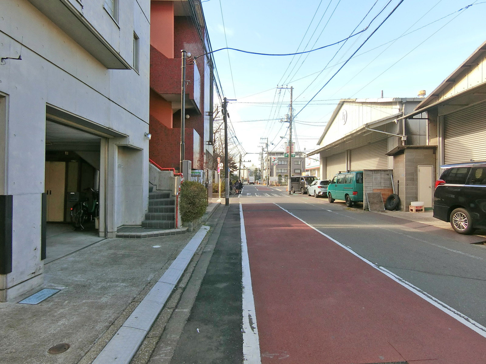 Integrate clinic officeビル前面の通り