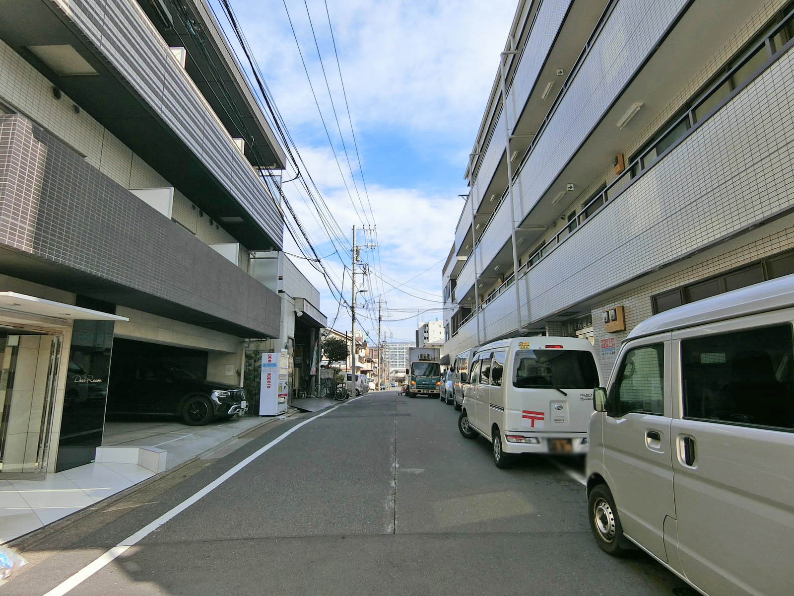 千代田ビル前面の通り