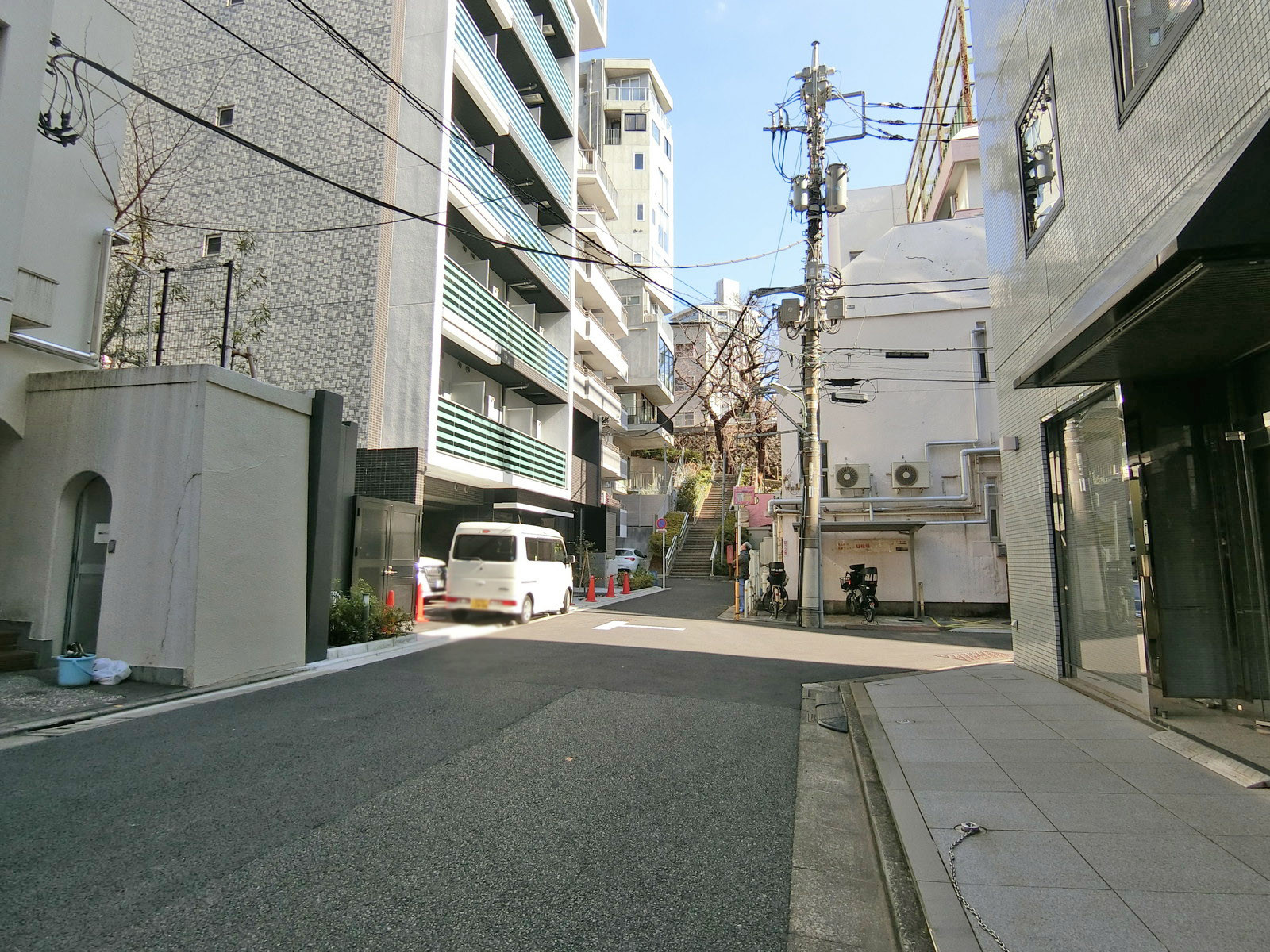 第2五反田不二越ビル前面の通り