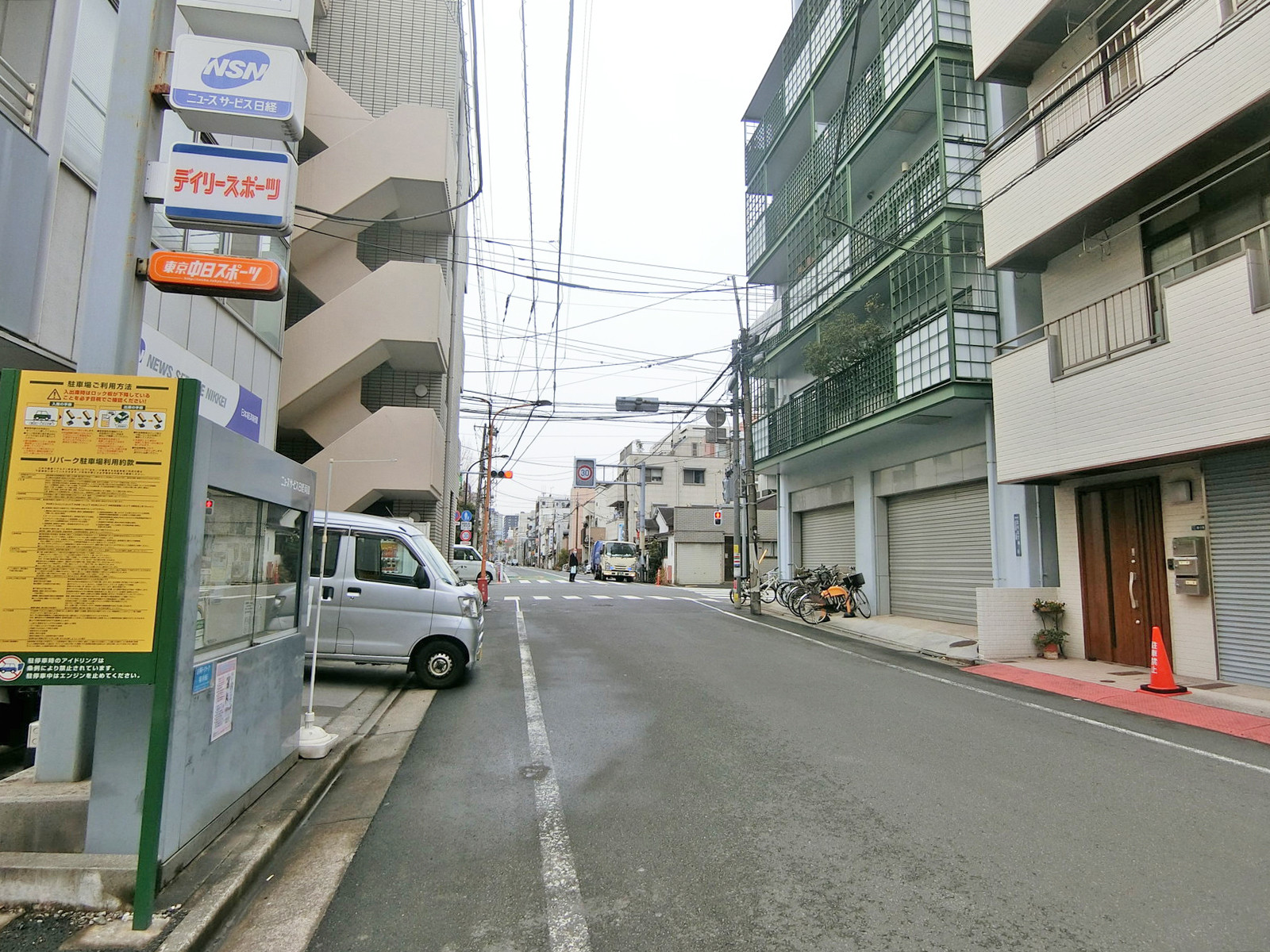 後藤ビル前面の通り