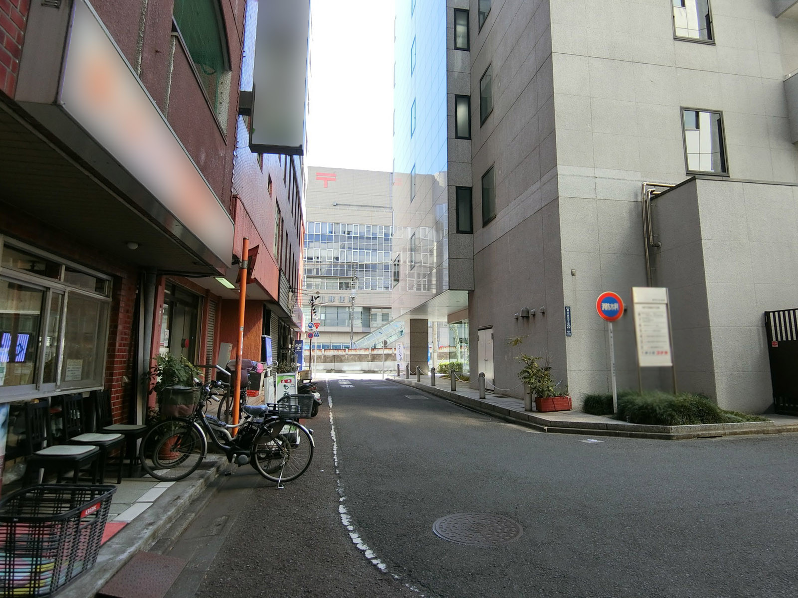 東大井第2アーバンビル前面の通り