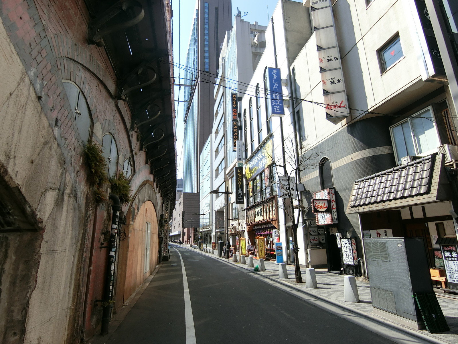 TS日比谷ビル前面の通り