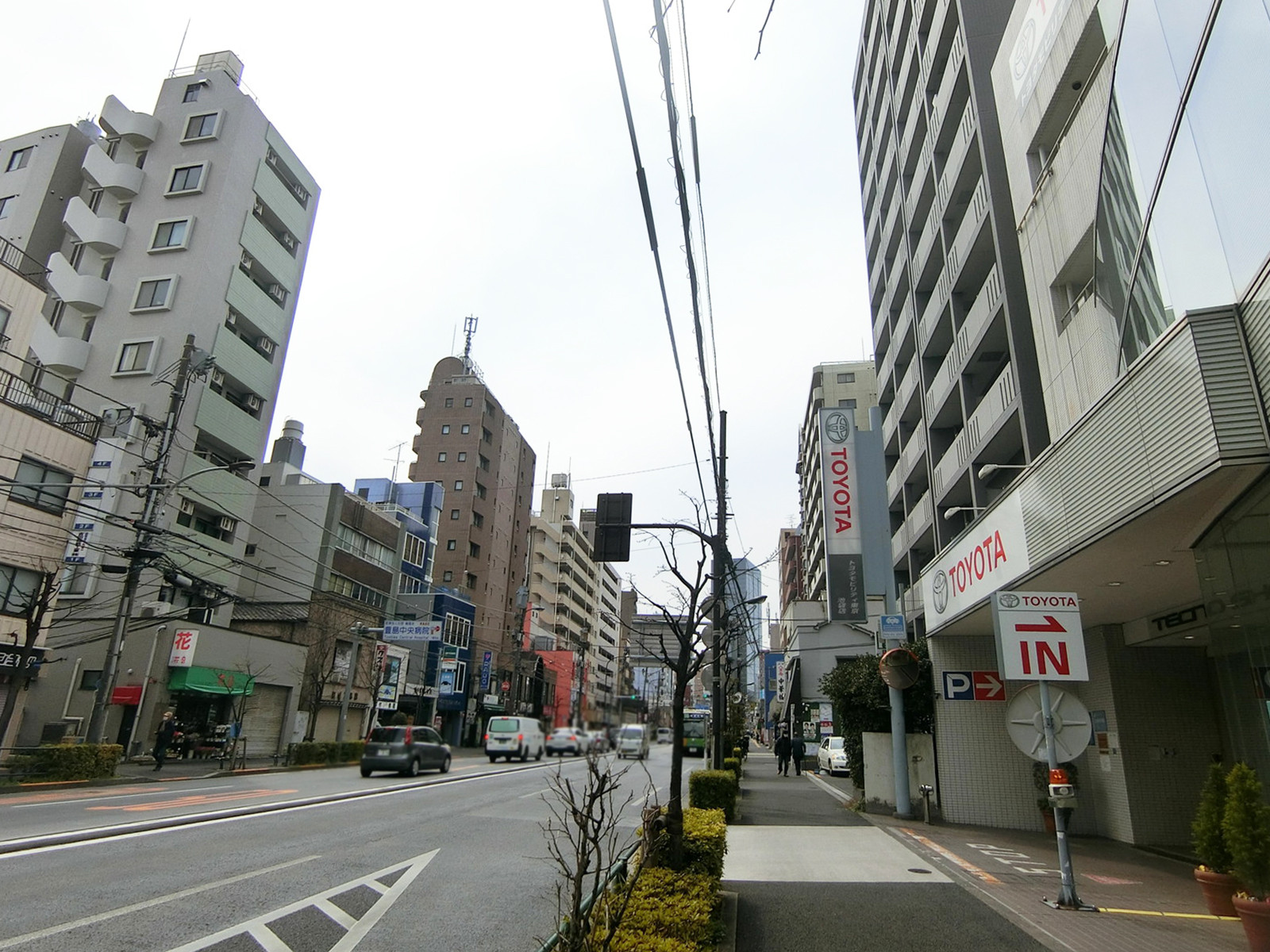 周辺は閑静な雰囲気