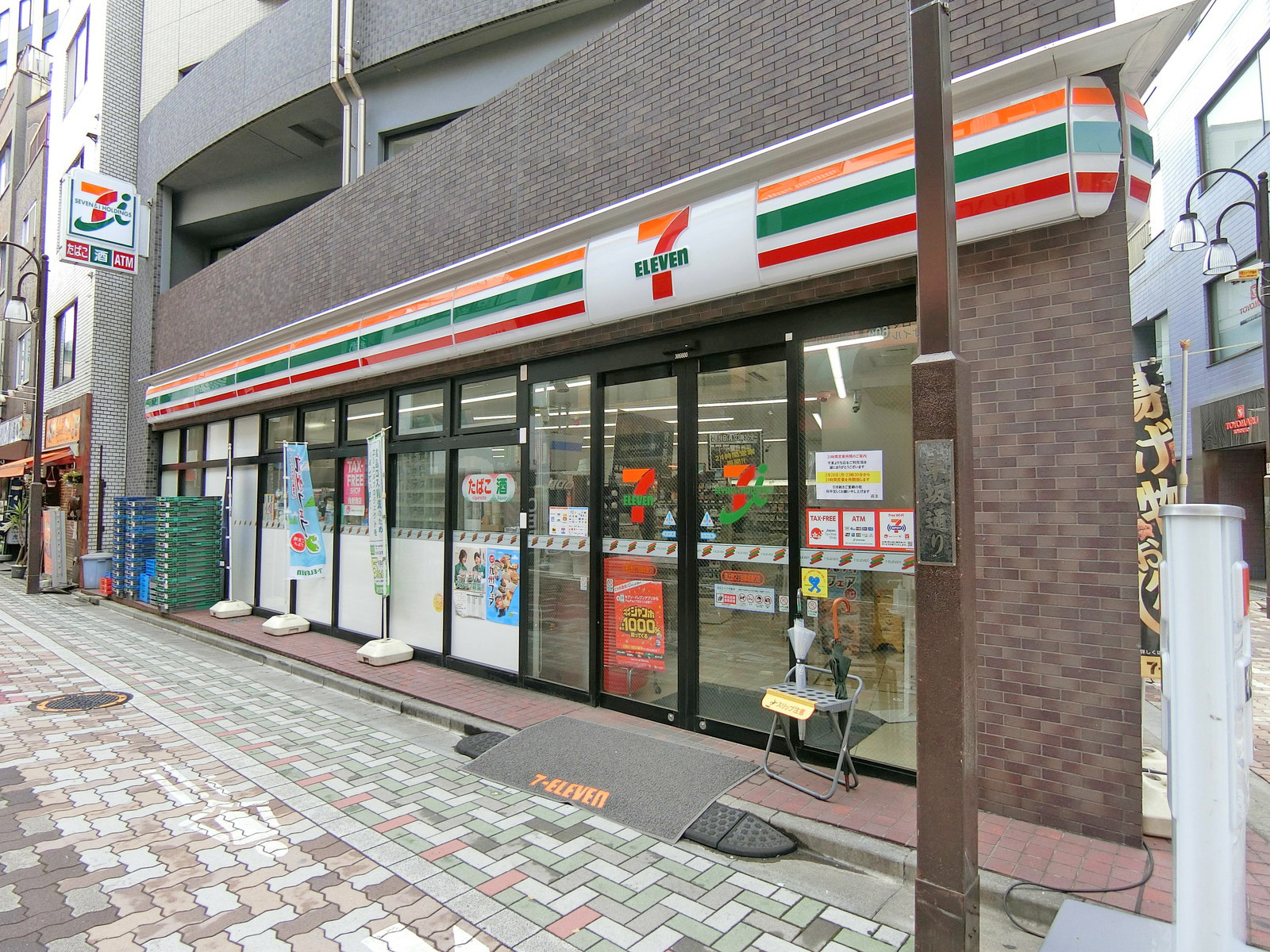 徒歩セブンイレブン東上野二丁目車坂通り店