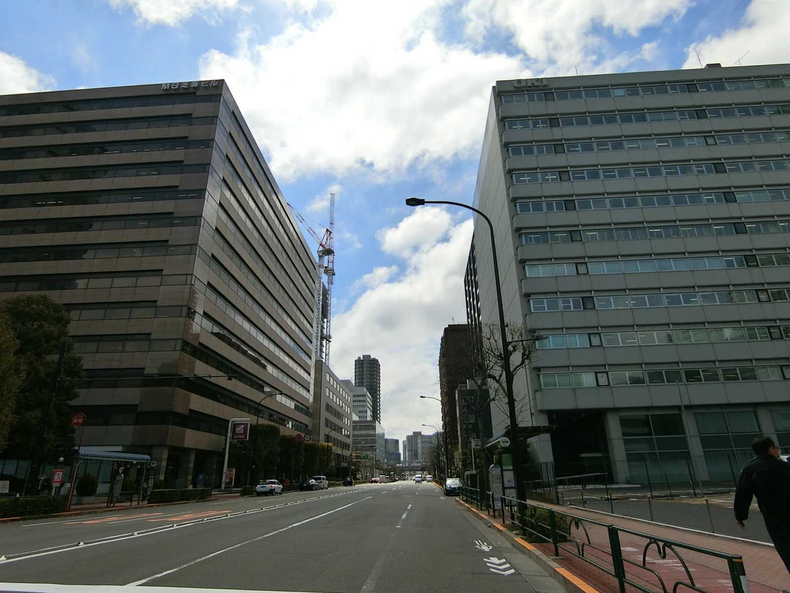 付近の旧海岸通り