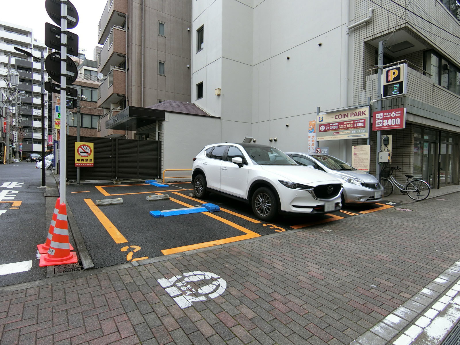 至近のコインパーキング