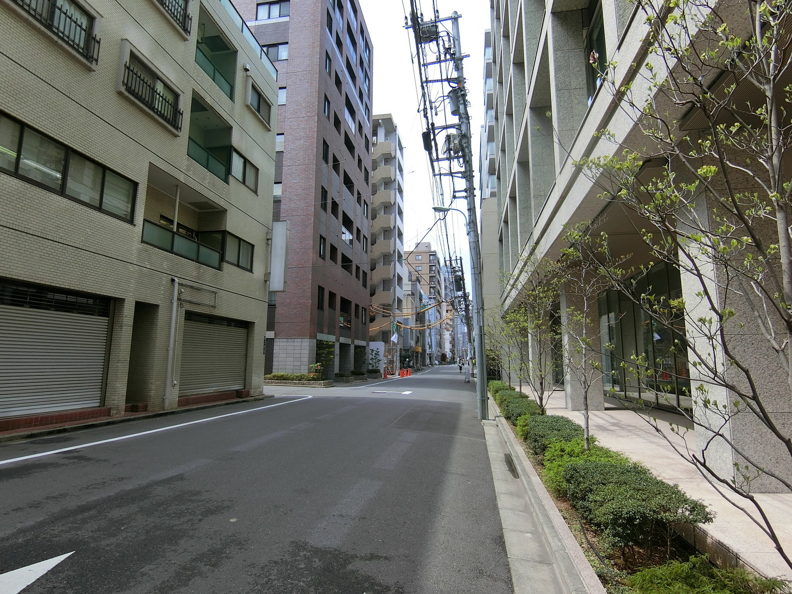 HSB鐵砲洲前面の通り