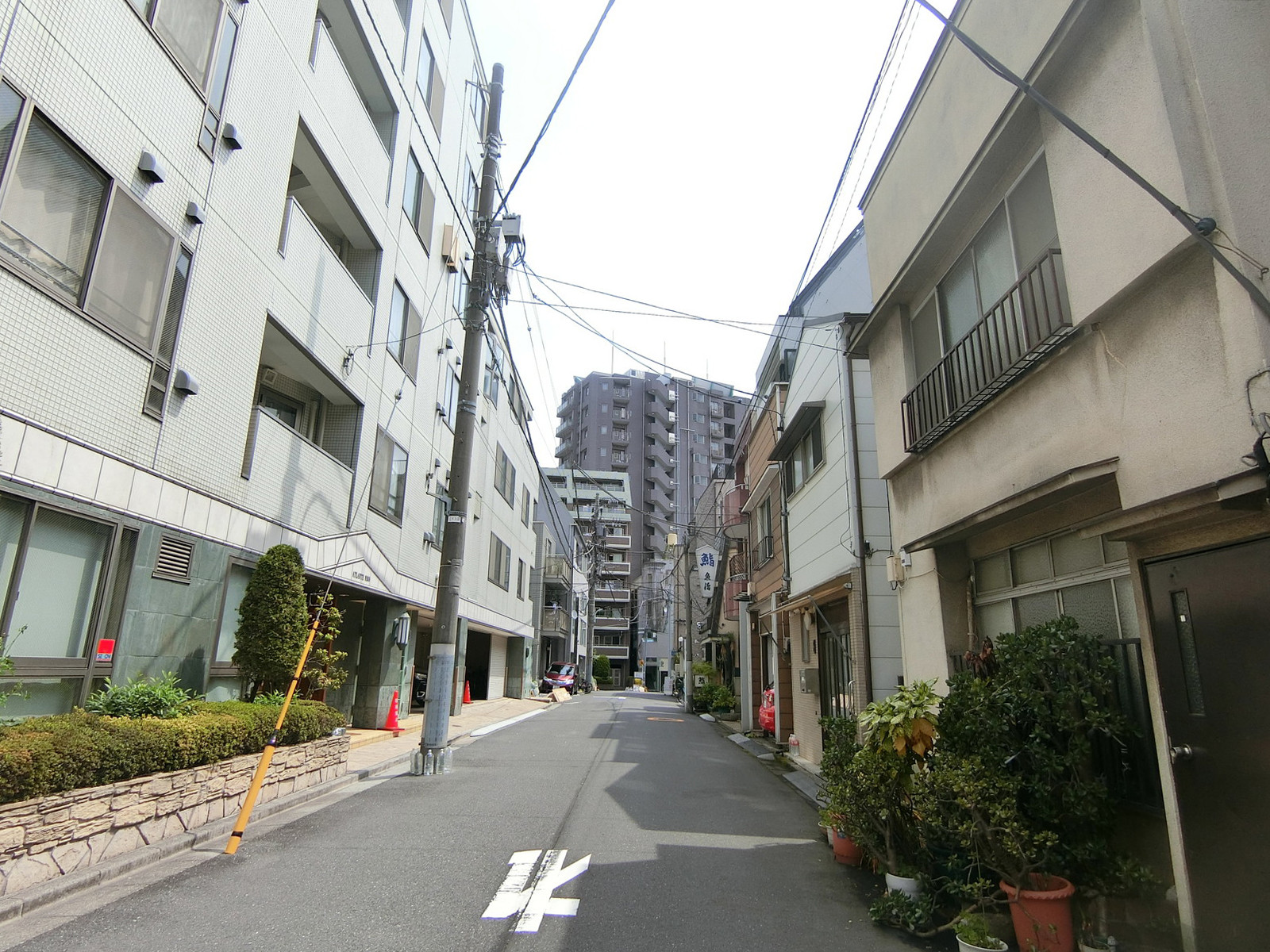 周辺は住宅街
