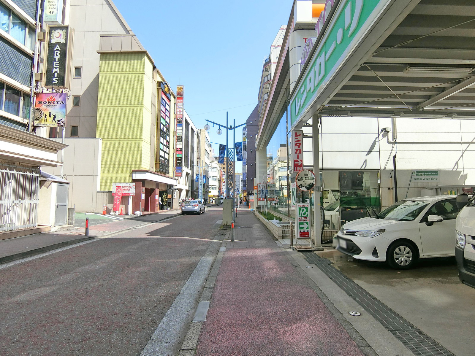 大和地所相生町ビル前面の通り
