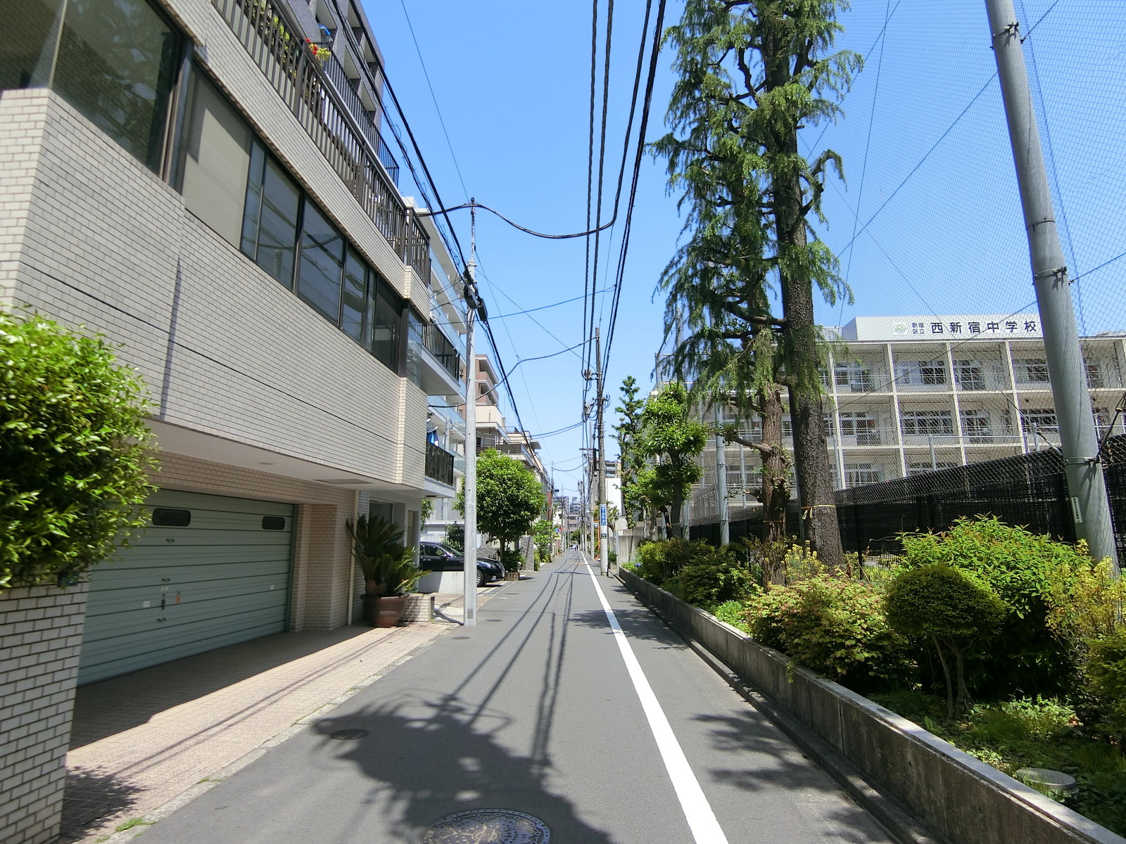 周辺は落ち着いたエリア