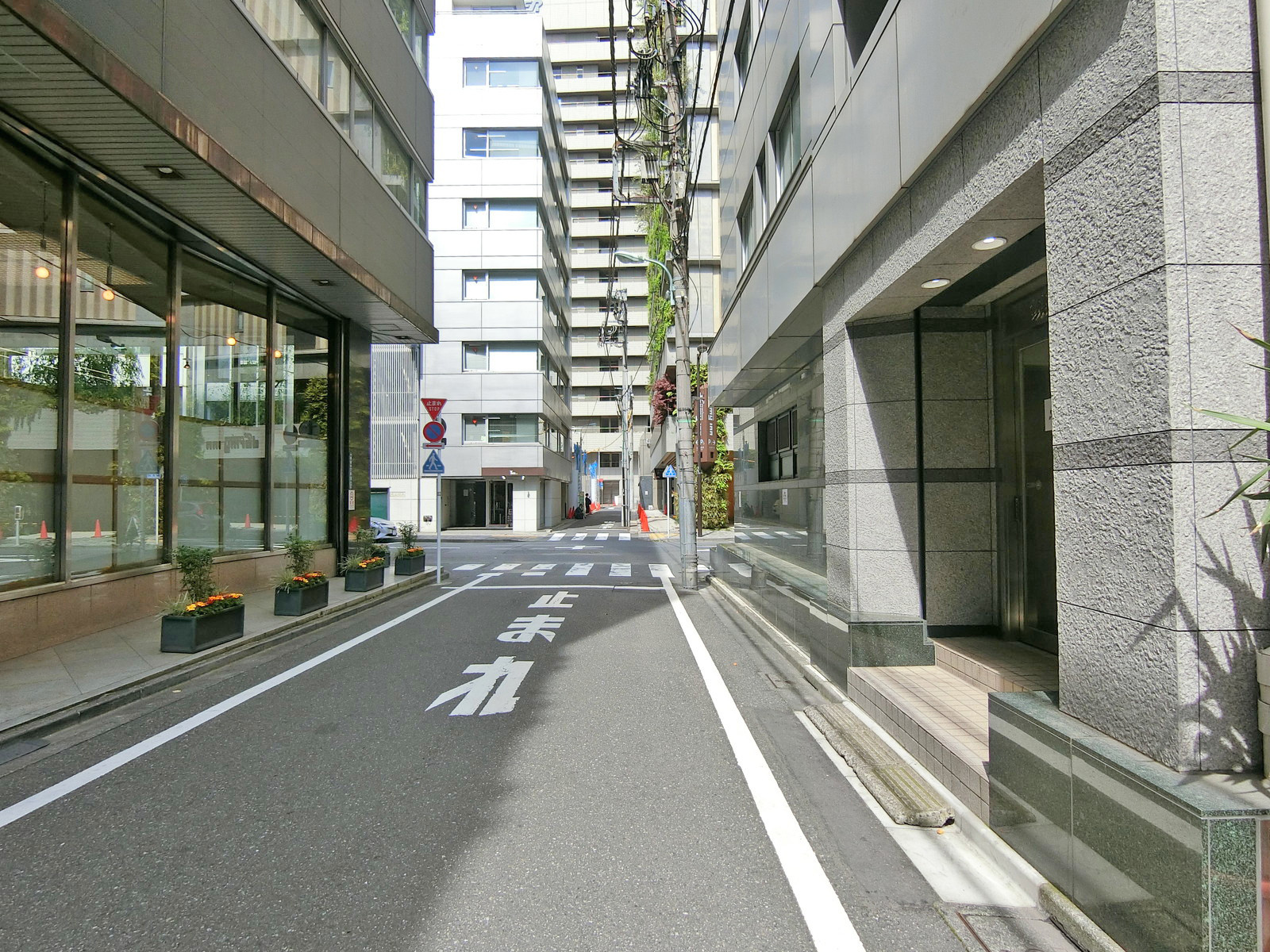 松慶ビル前面の通り