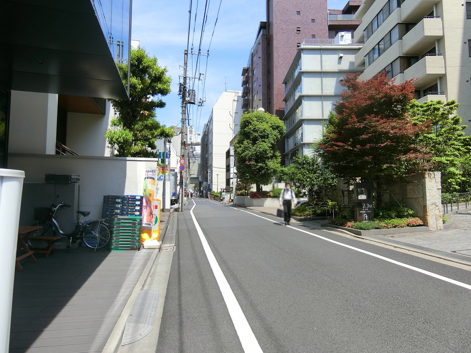 エスカリエ五番町前面の通り