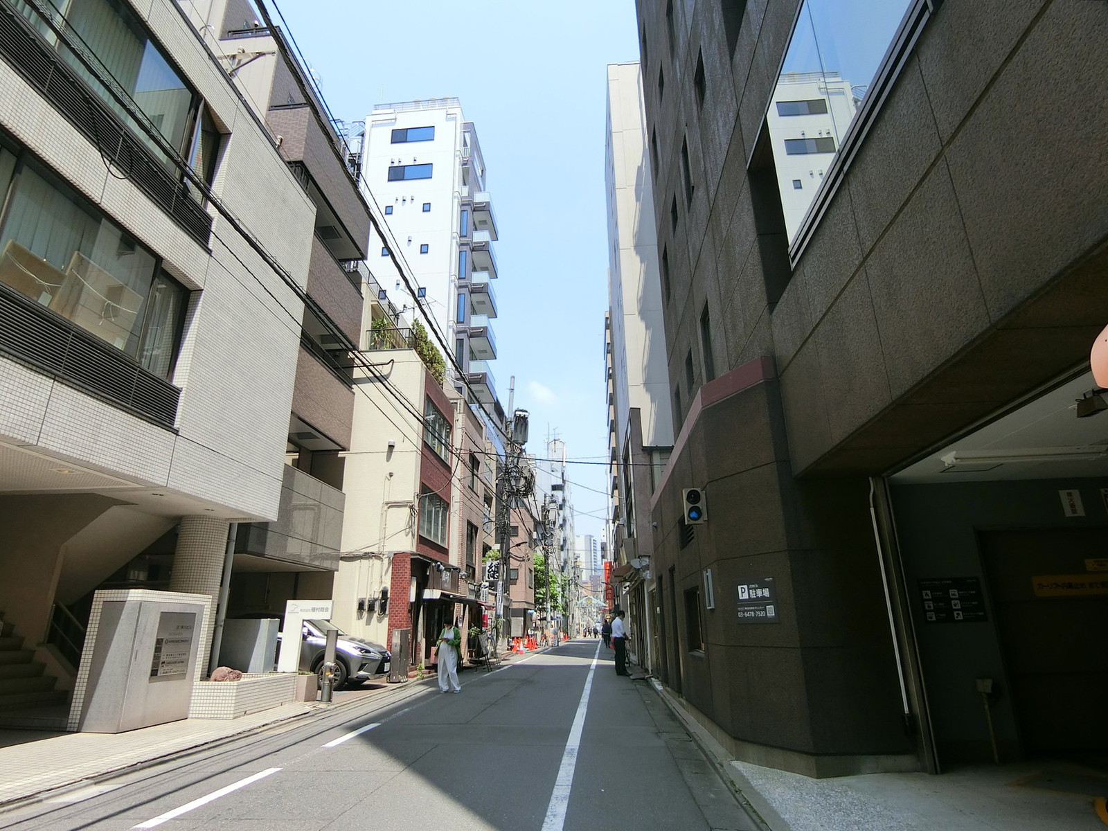 大貫ビル前面の通り