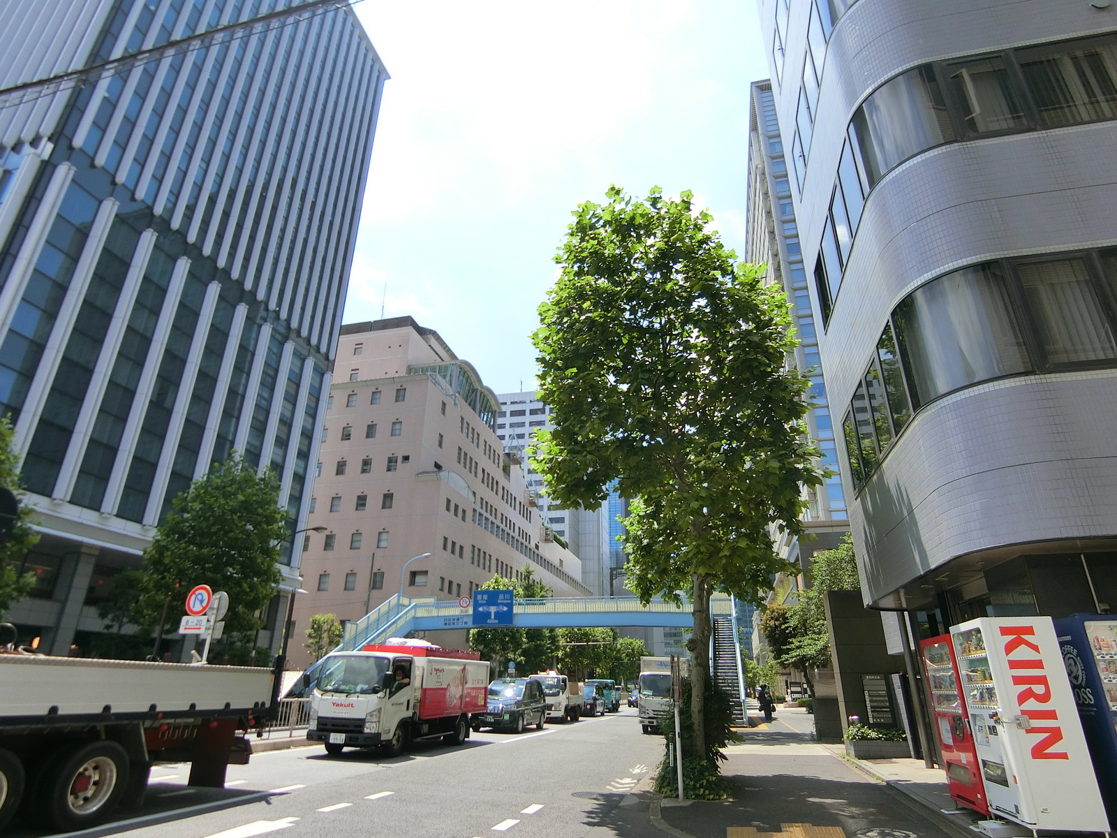 セレスティン芝三井ビルディング前面の通り