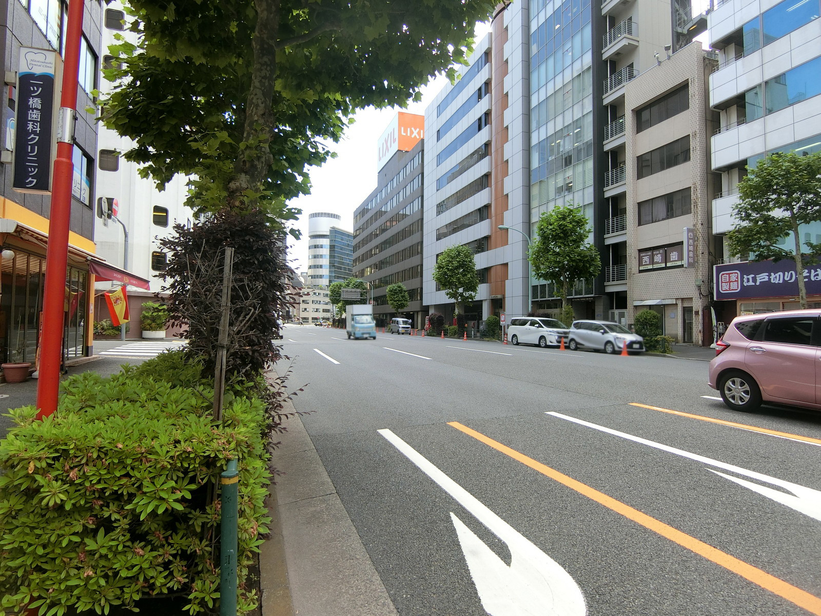 廣瀬第2ビル前面の錦町有楽町線