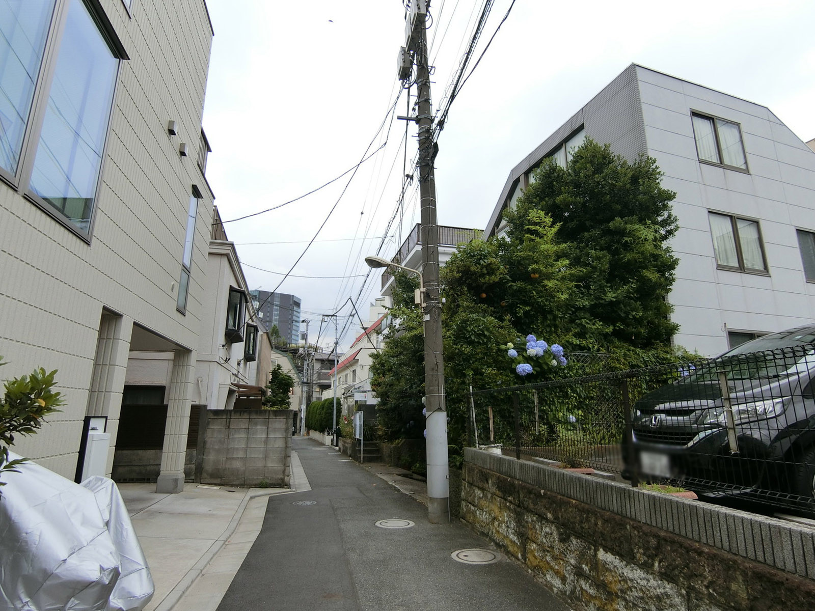 周辺は落ち着いたエリア