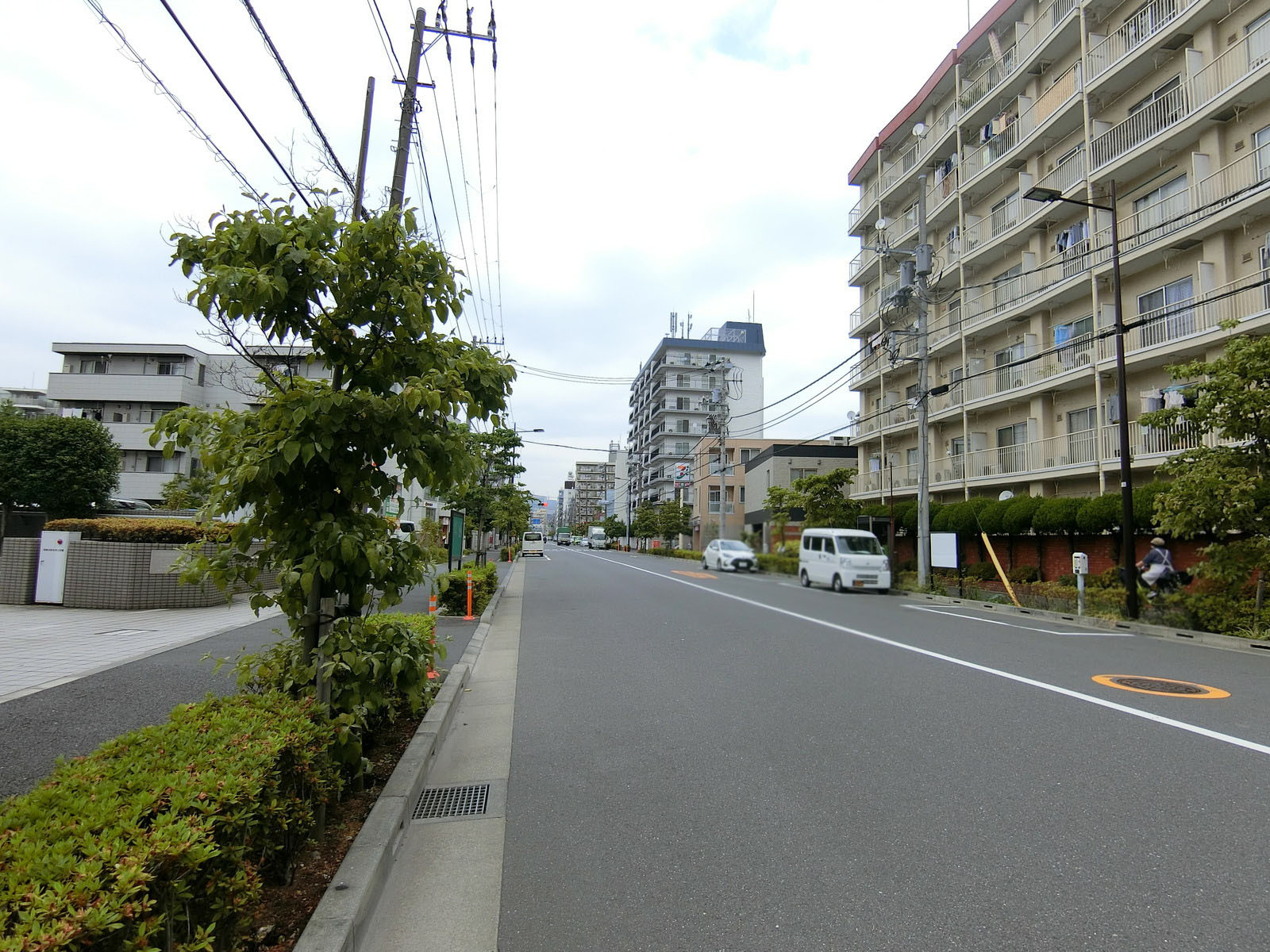 トーヨービル前面の通り