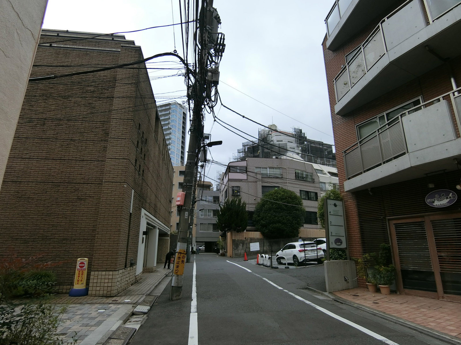 六本木Eフラット前面の通り