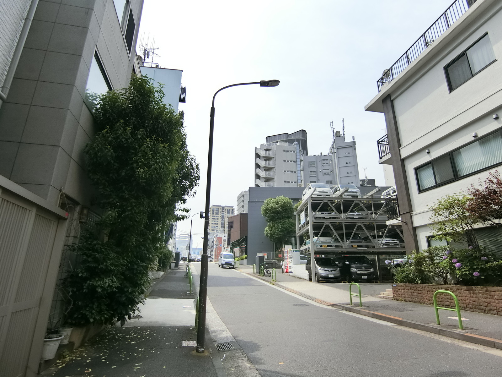 麻布台徳井ビル前面の通り